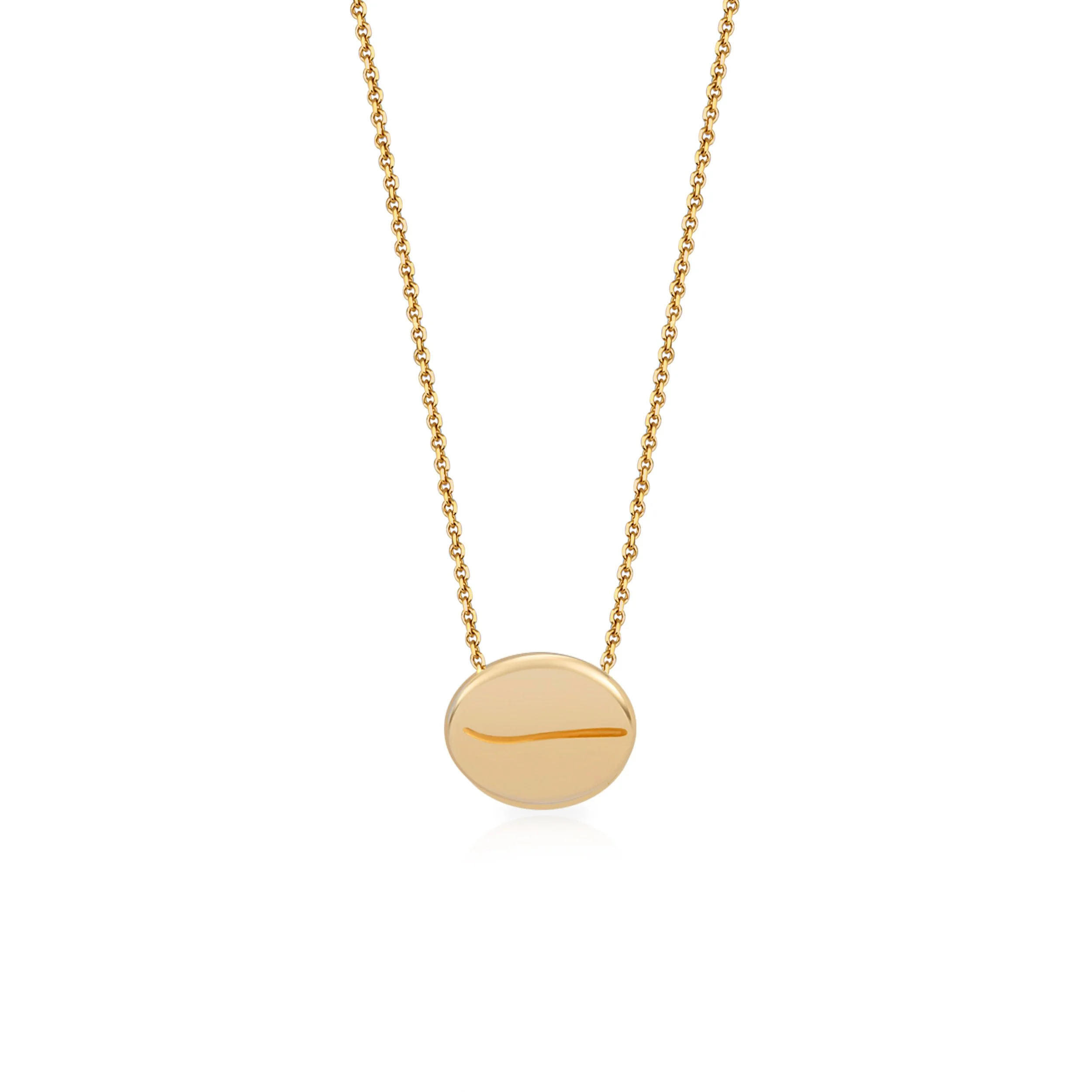 Pendant & Chain | Café | Yellow Gold