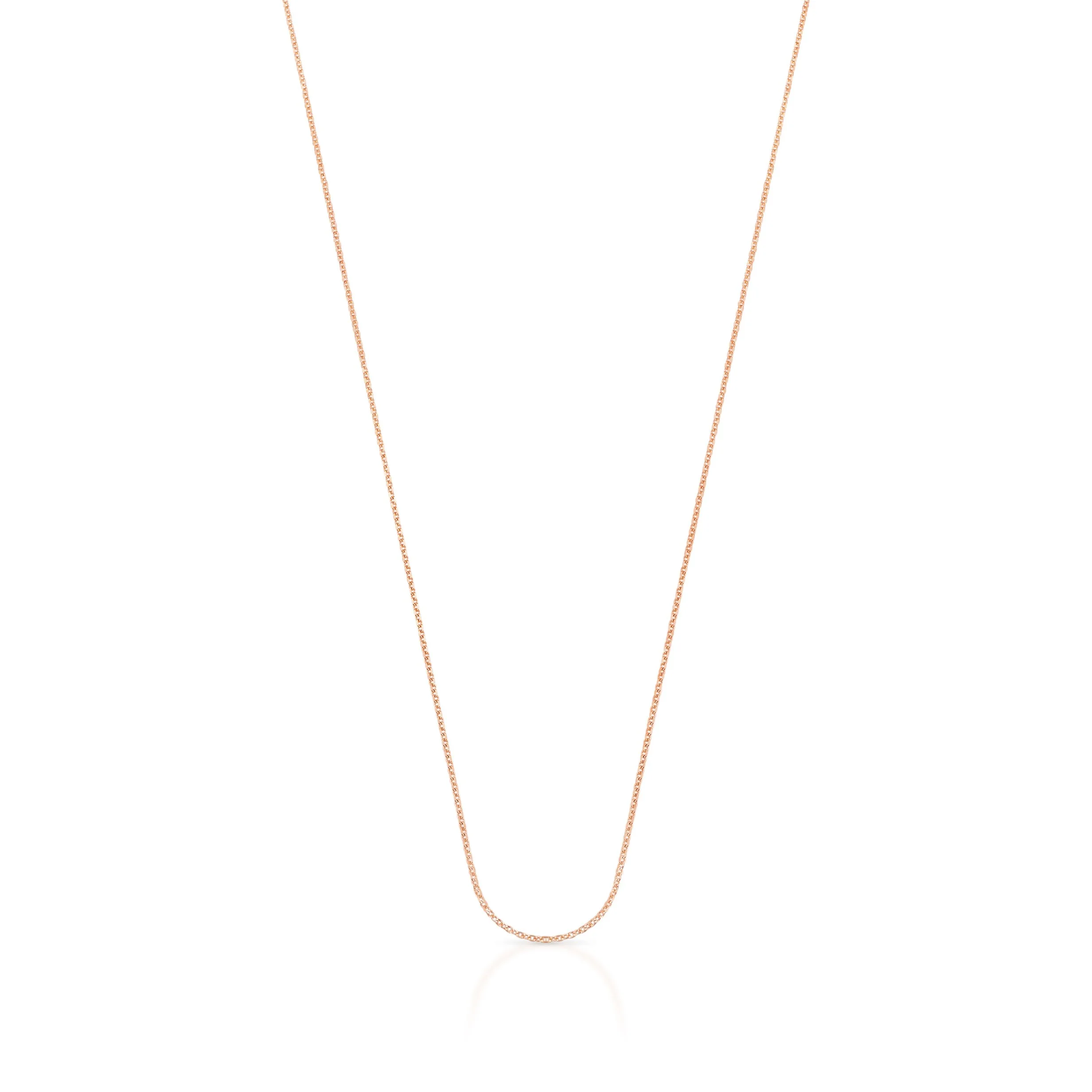Chain | 18ct Rose Gold | 42cm - 45cm | Diamond Cut Trace