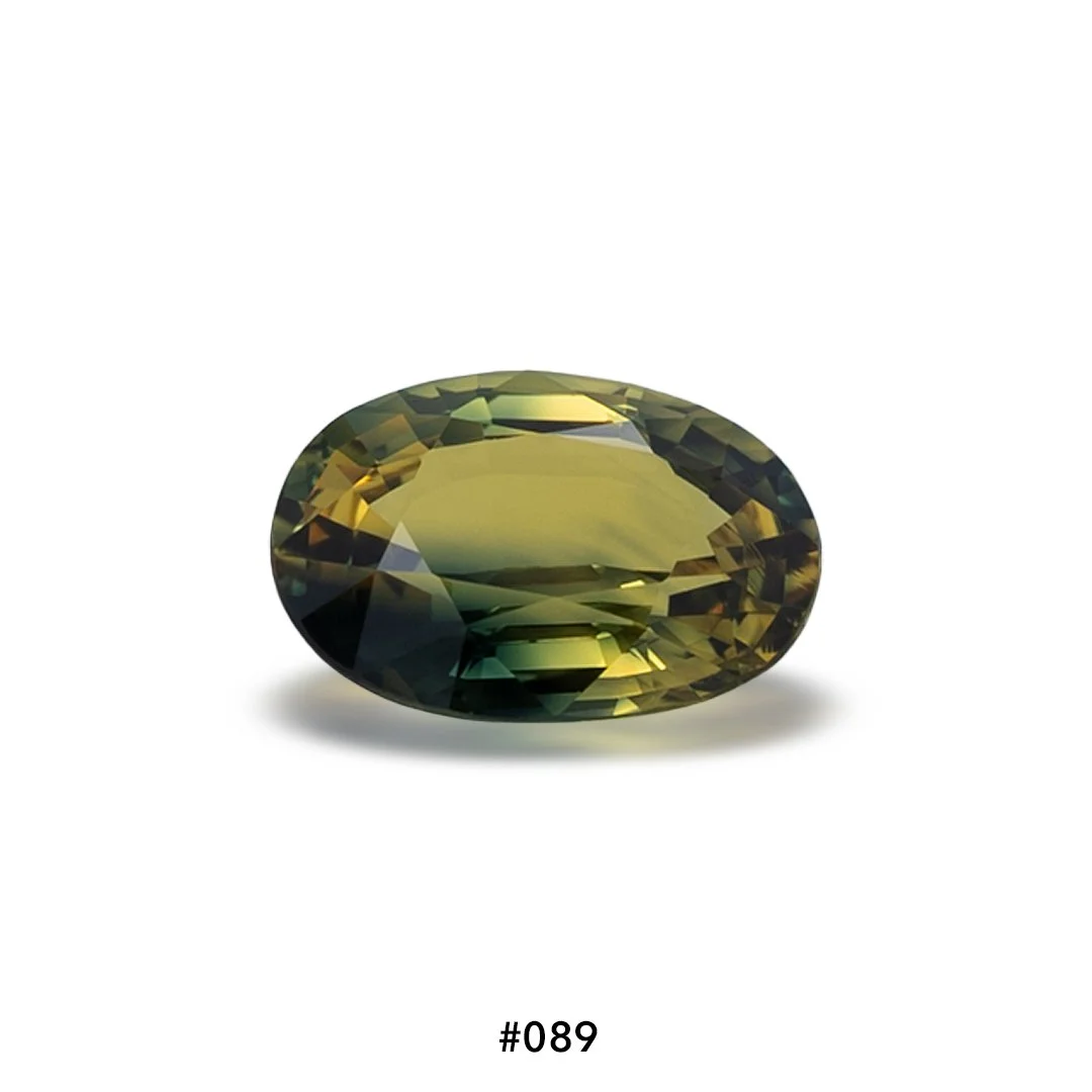 Parti Sapphire #089 - 3.16ct