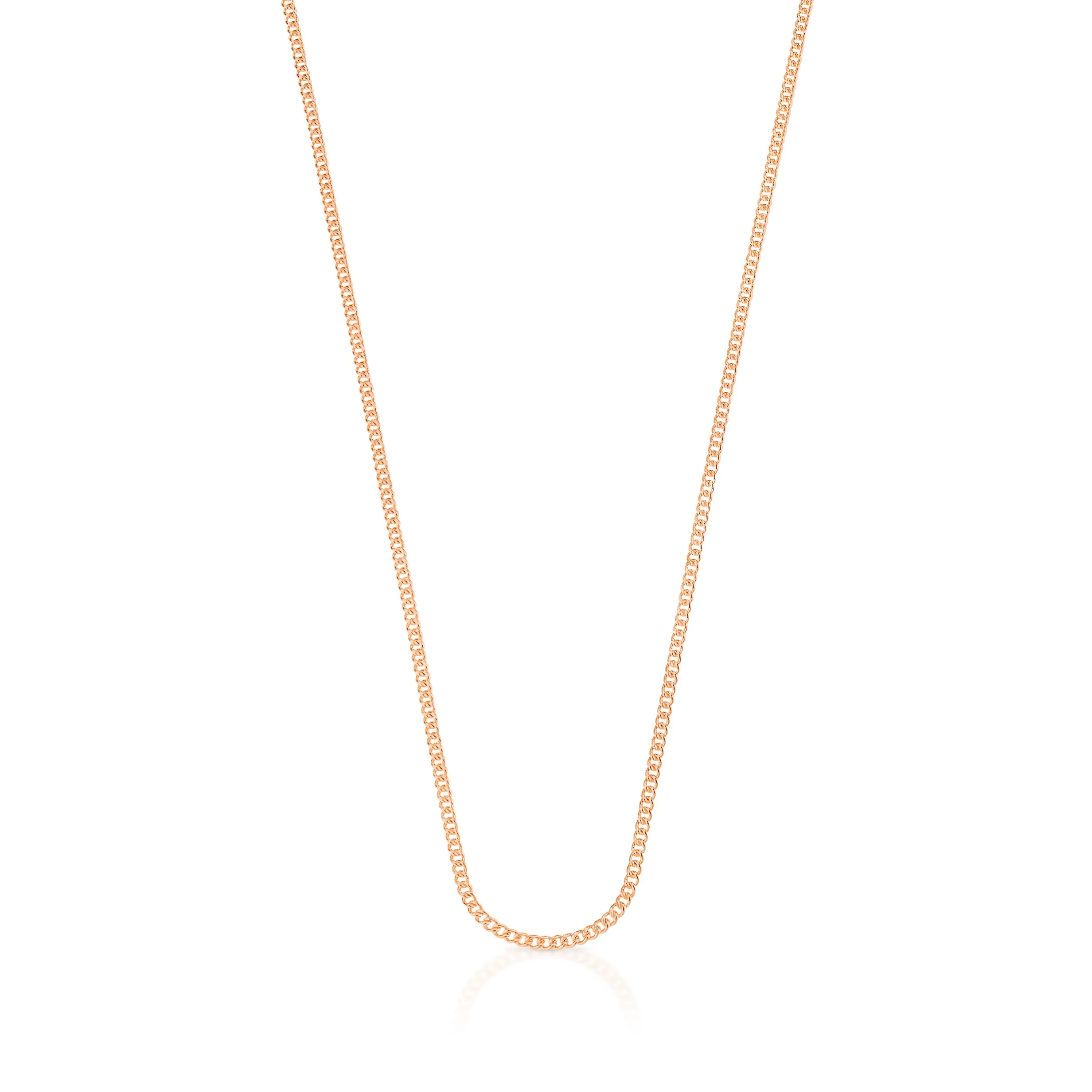 Chain | 9ct Rose Gold | Curb 60