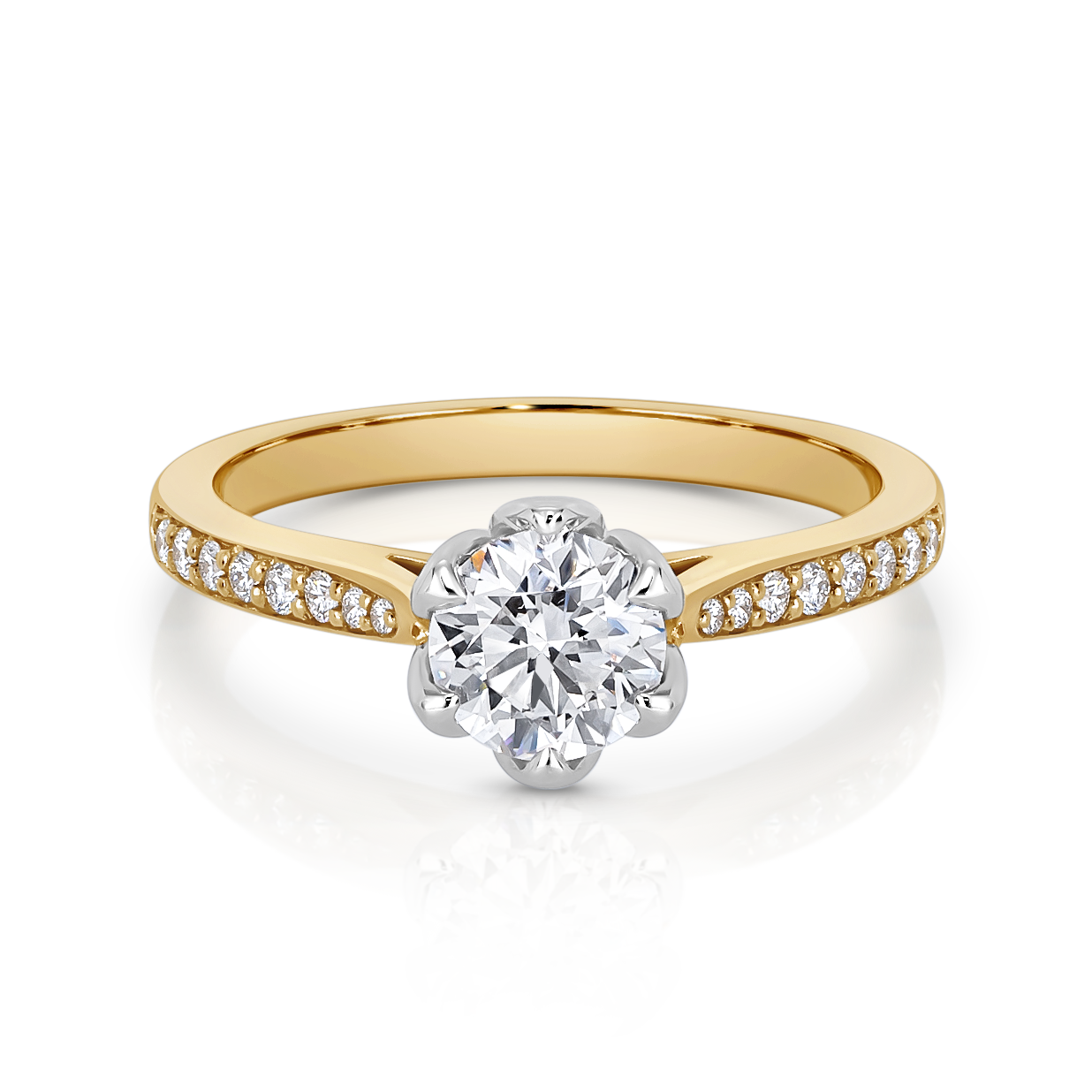 Engagement Ring | 0.76ct Round Brilliant Diamond