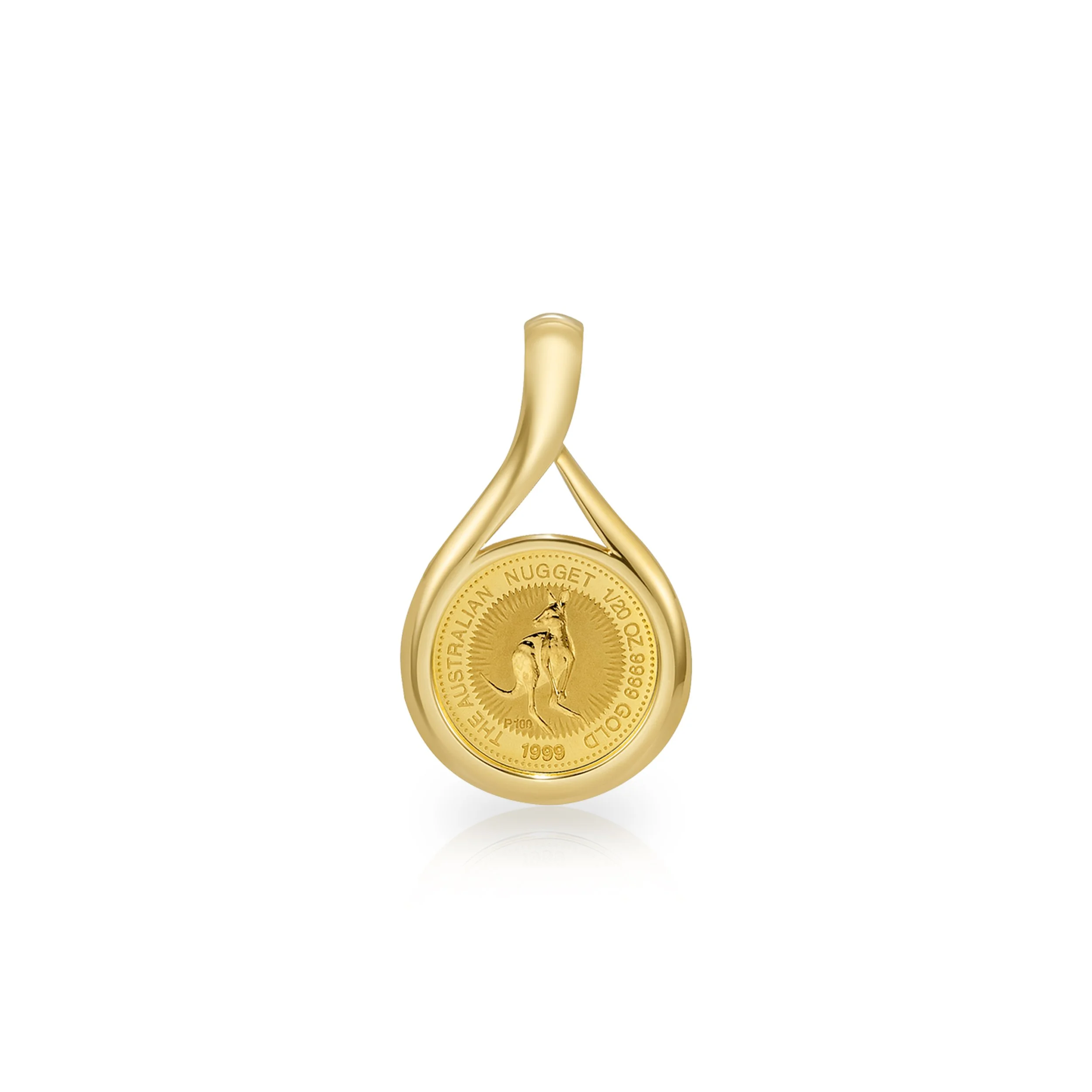 Pendant | 1/20 oz 24ct Australian Bullion Coin | Yellow Gold