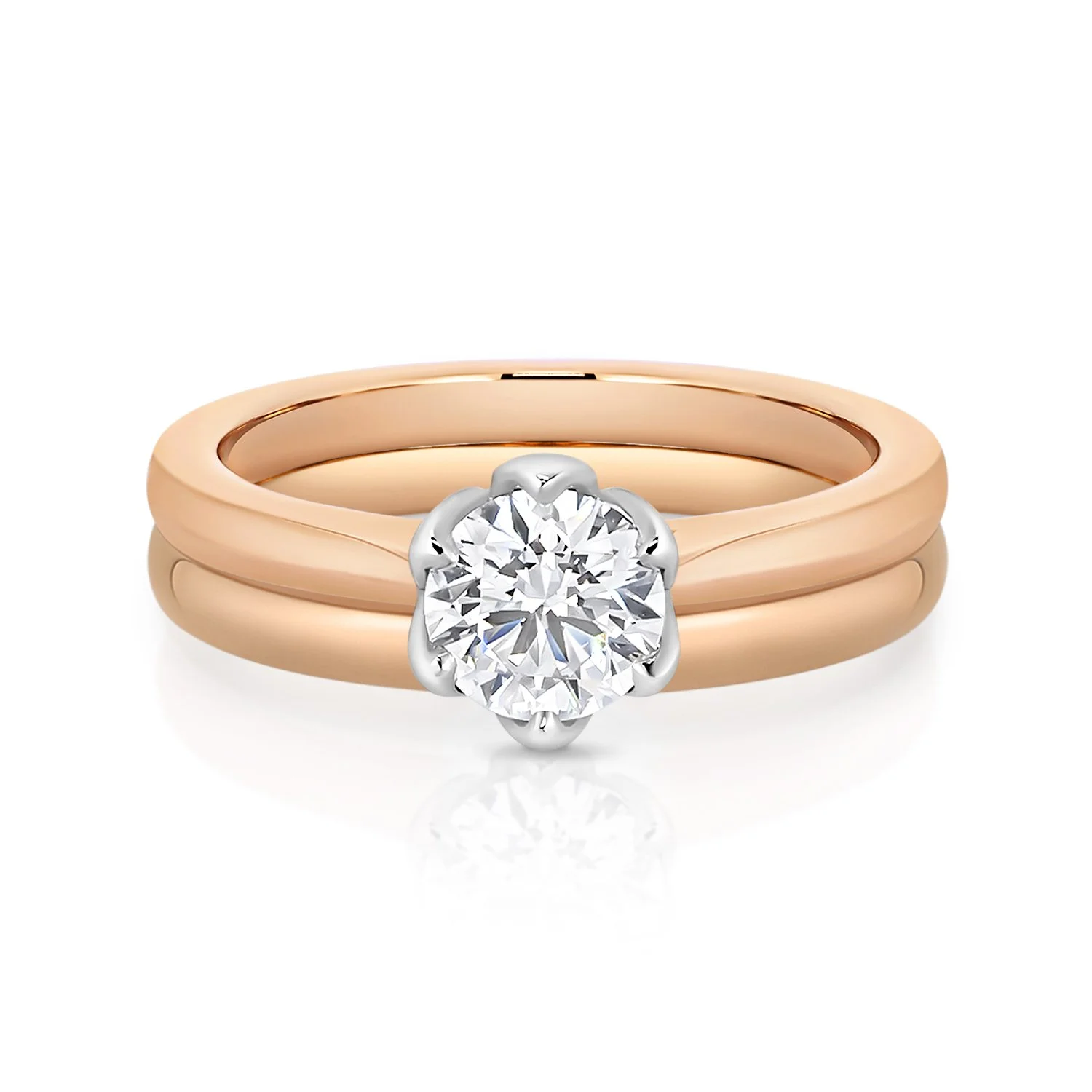 Plain Engagement and Plain Wedding Band-RG-0.75ct.jpg