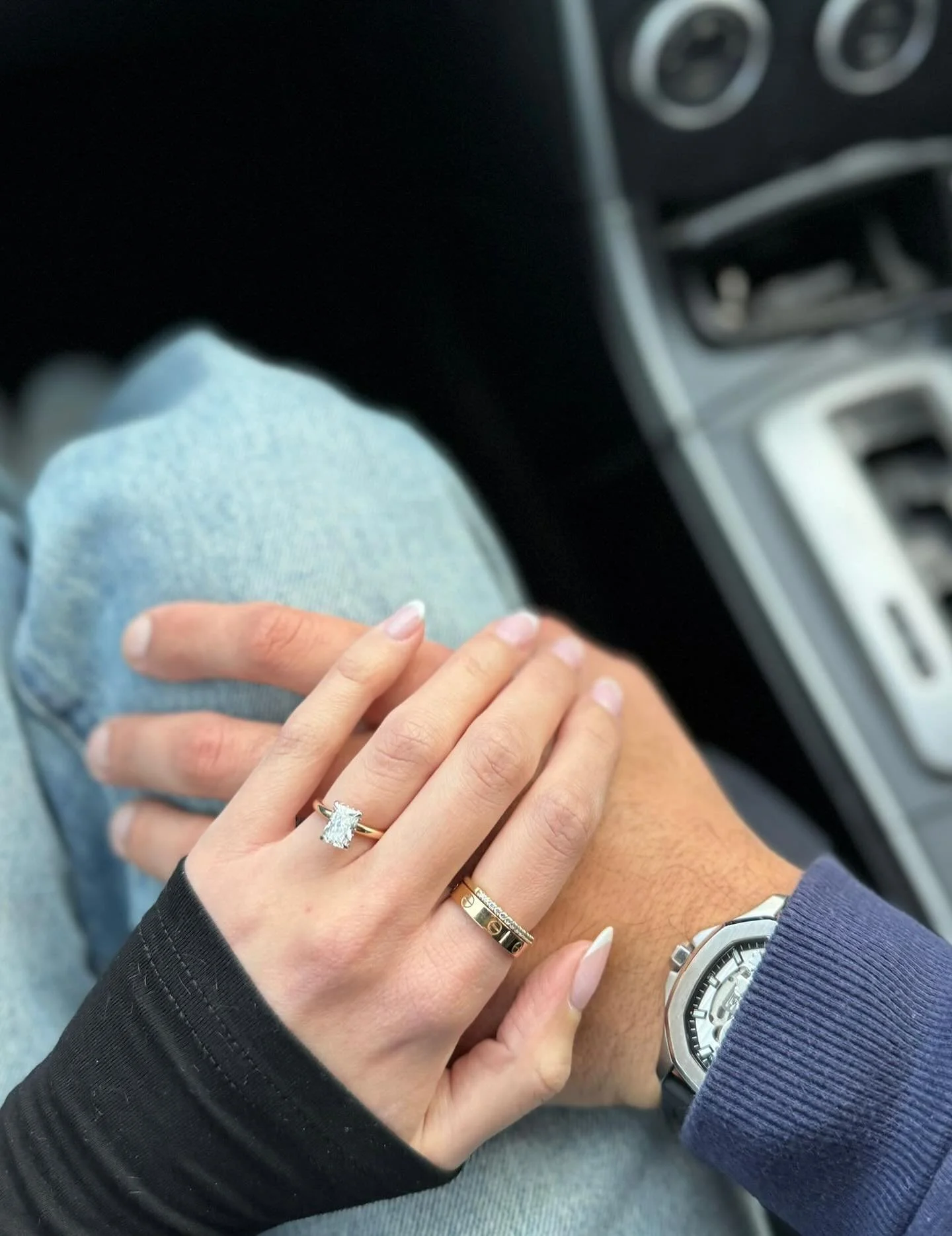 My heart is full. Congratulations to the newly engaged couple.

I love that we get to be in laws @sanzee40