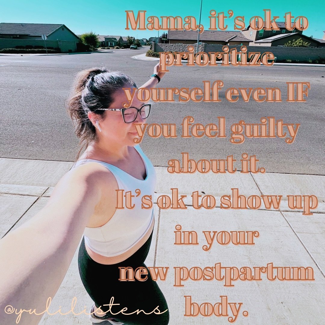 A healthy mom benefits the whole family.

Do the workout, join the class, go to therapy, join the book club, go on that walk, or do whatever it is that fills you.

You don&rsquo;t have to wait until you stop feeling guilty to care for yourself. You w