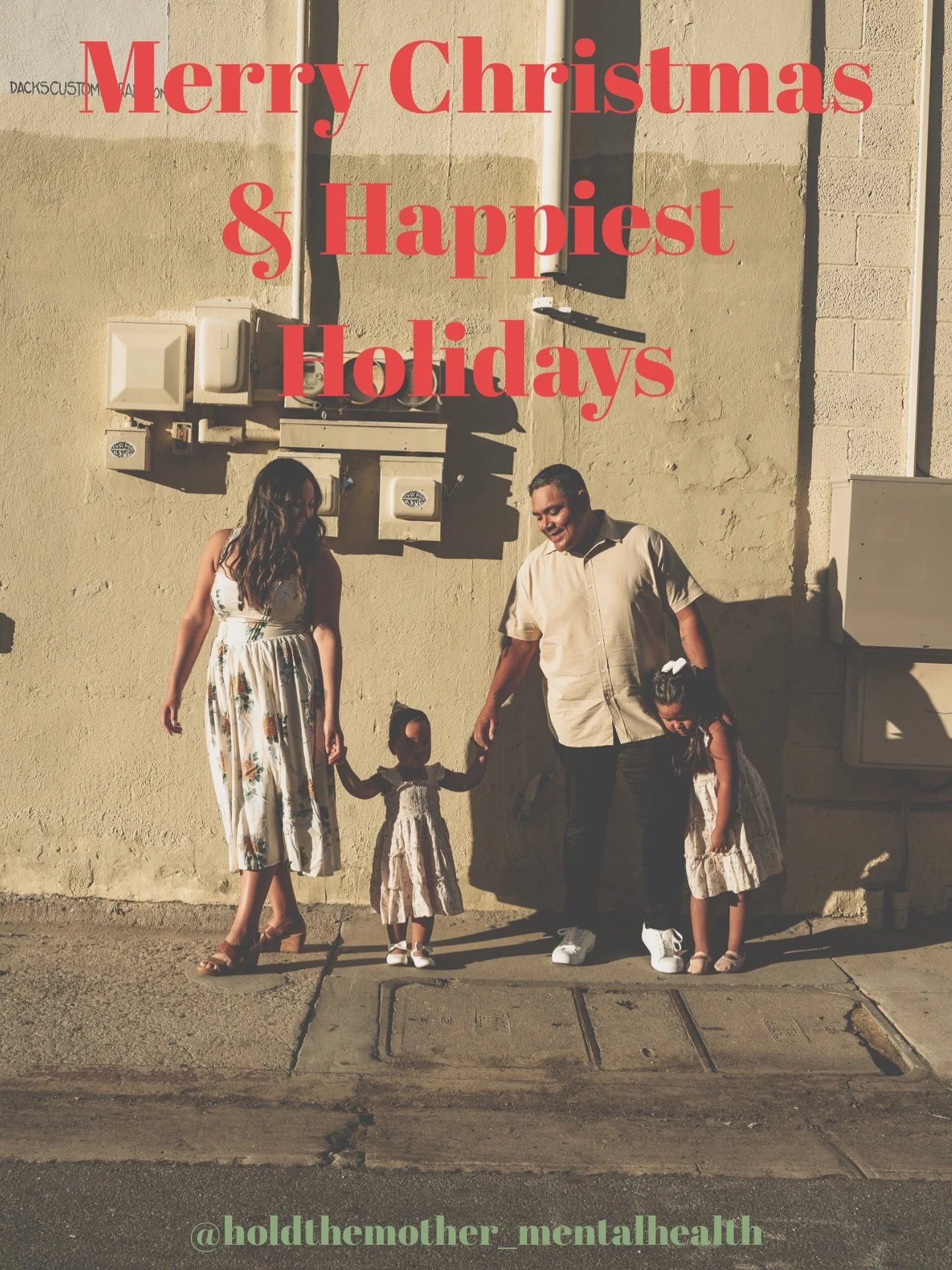 Merry Christmas and Happy Holidays ❤️💚

 (if you celebrate of course!)

Thank you to all my wonderful clients, colleagues, partners, and community members who support what Hold the Mother does 🤍

Sending you holiday cheer and comfort if you need it