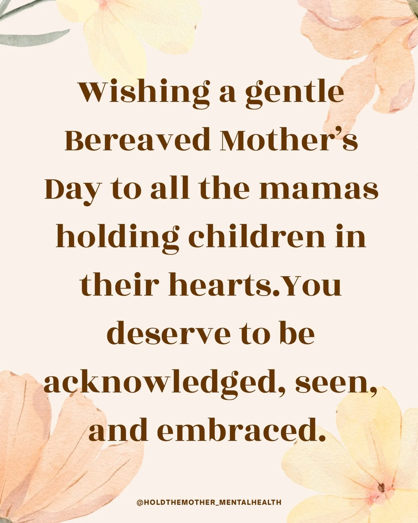 Bereaved Mother&rsquo;s Day is an acknowledgment of a love that never fades, even through loss. It is observed the first Sunday of May and it creates space to honor mothers who carry grief alongside enduring love and devotion. It&rsquo;s a reminder t
