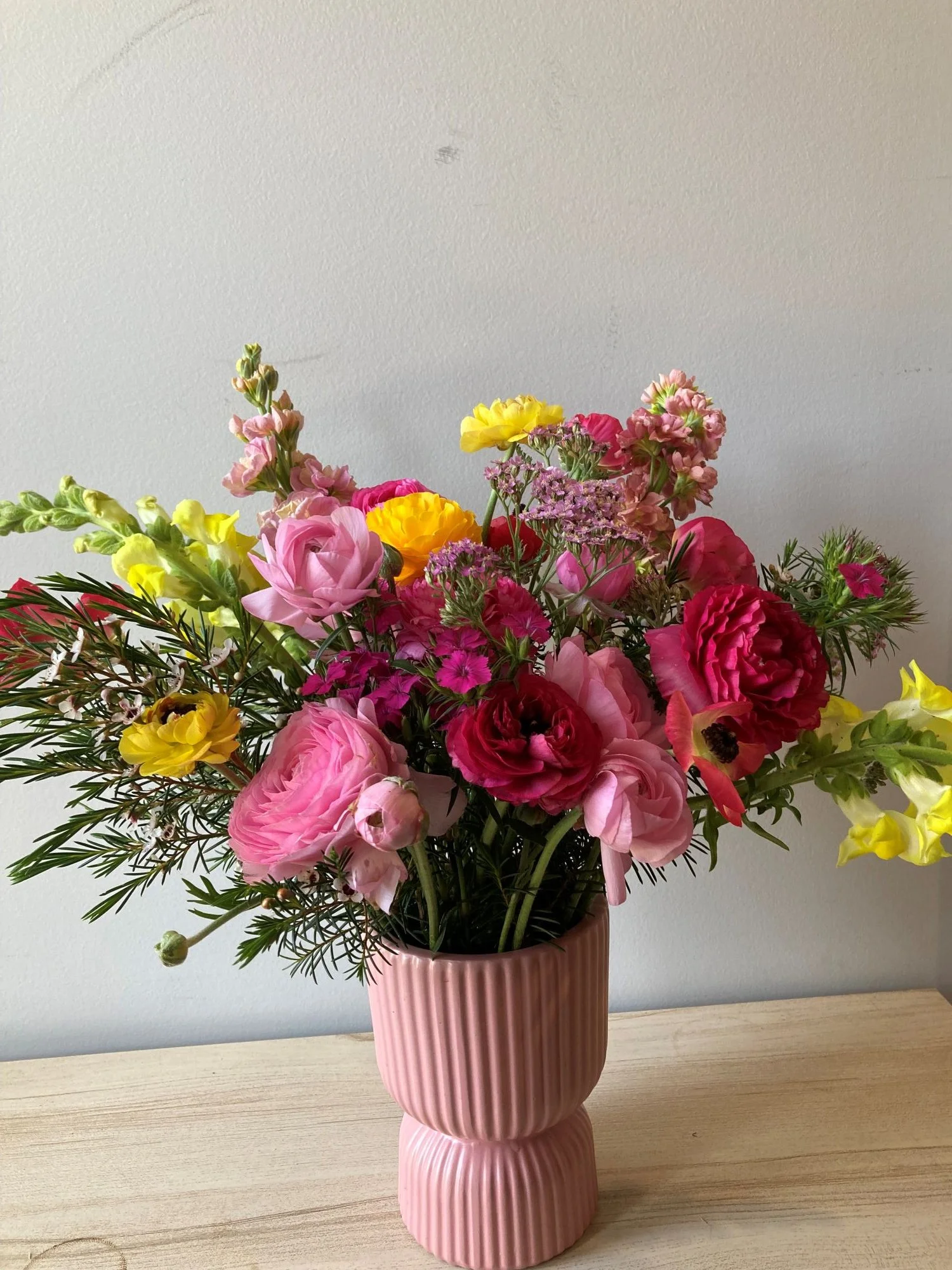 A bouquet of flowers from local florist Everblooms Denmark