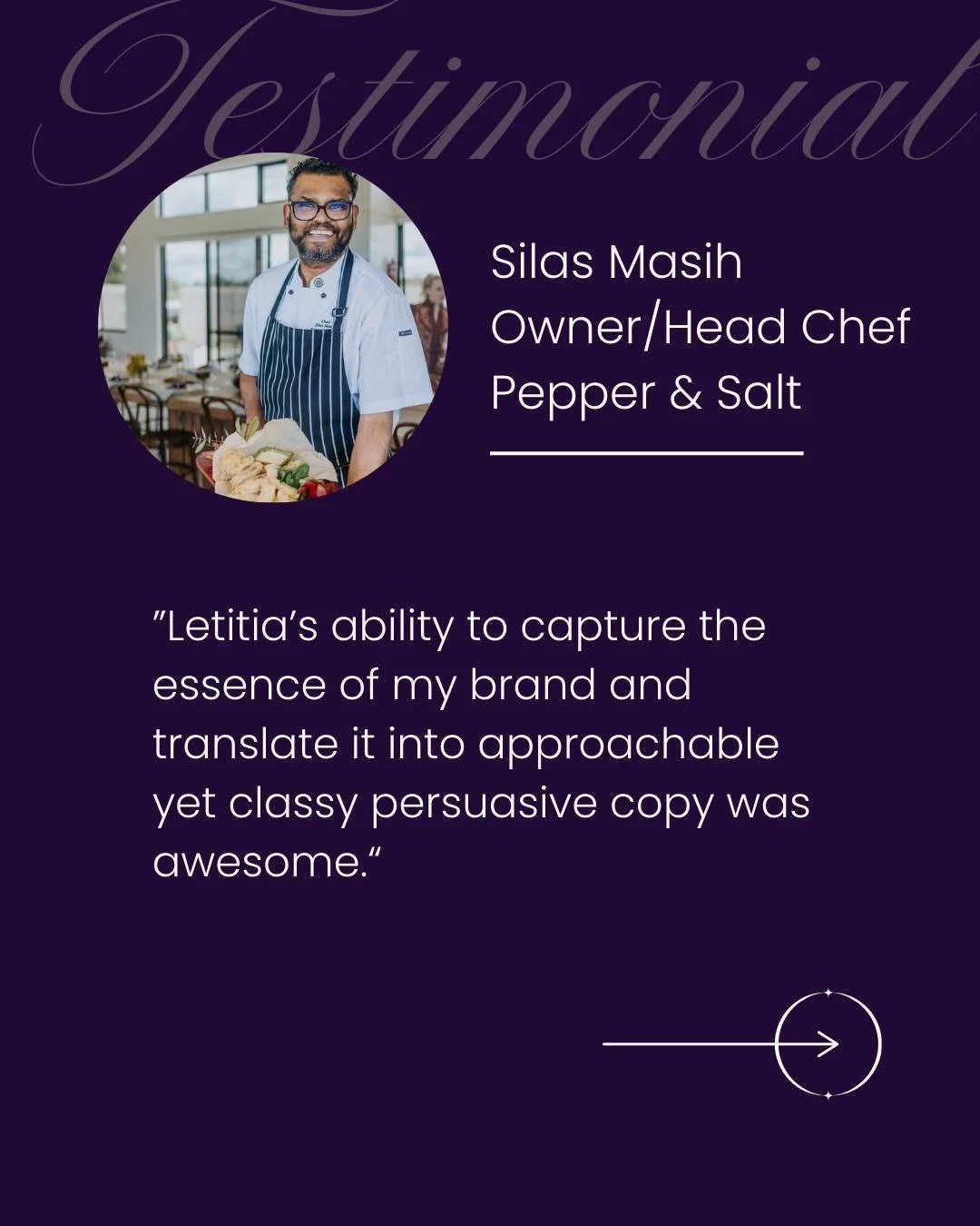 Working with Chef Silas Masih from Pepper &amp; Salt Restaurant is one of those projects that reminds me exactly why I love what I do 🤍

Silas is extraordinarily talented; his food, storytelling and generosity of spirit are unmatched, and all we nee