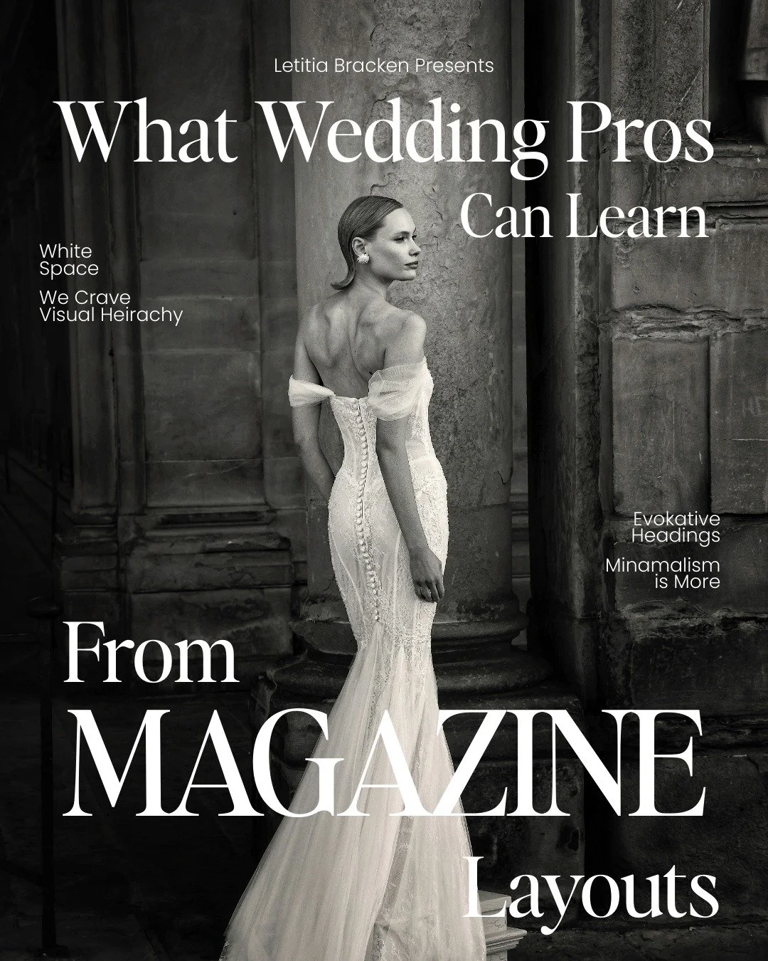 If you want your website to feel high-end, stop studying other wedding vendors. 

Start studying magazines 🤩 

Look at Vogue. 
Vanity Fair. 
Tatler. 
Town &amp; Country👌 

They understand aspiration. 
They understand restraint. 
They understand tha