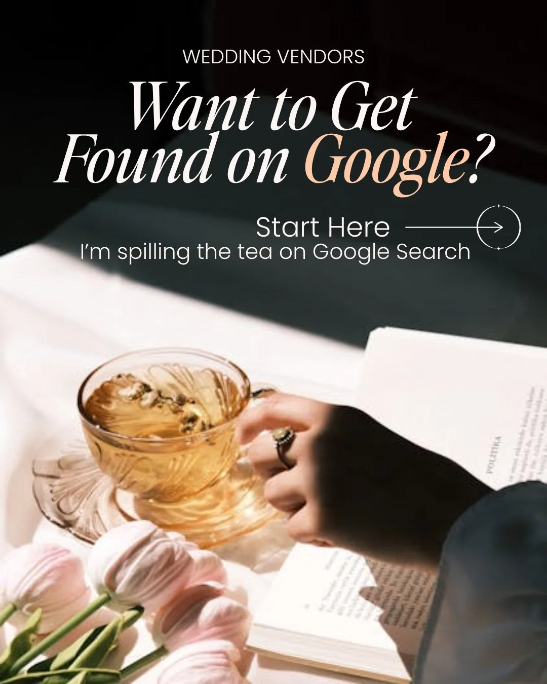 SEO has somehow become this big, scary, techy thing&hellip; 

when really, it&rsquo;s just this: 

👉 What are couples typing into Google? 
👉 And where are they trying to get married? 

That&rsquo;s it. That&rsquo;s the whole game. 

No one is searc