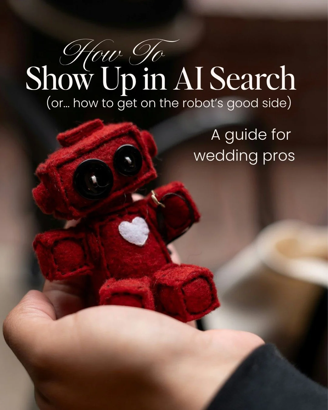 I know what you&rsquo;re thinking&hellip; 

&ldquo;Great. Now I have to impress robots too?&rdquo; 🤖 

Take a breath. 

The robots are not taking over your business&hellip; but they are taking notes 😏🤖✨ 

And right now, couples are asking AI thing