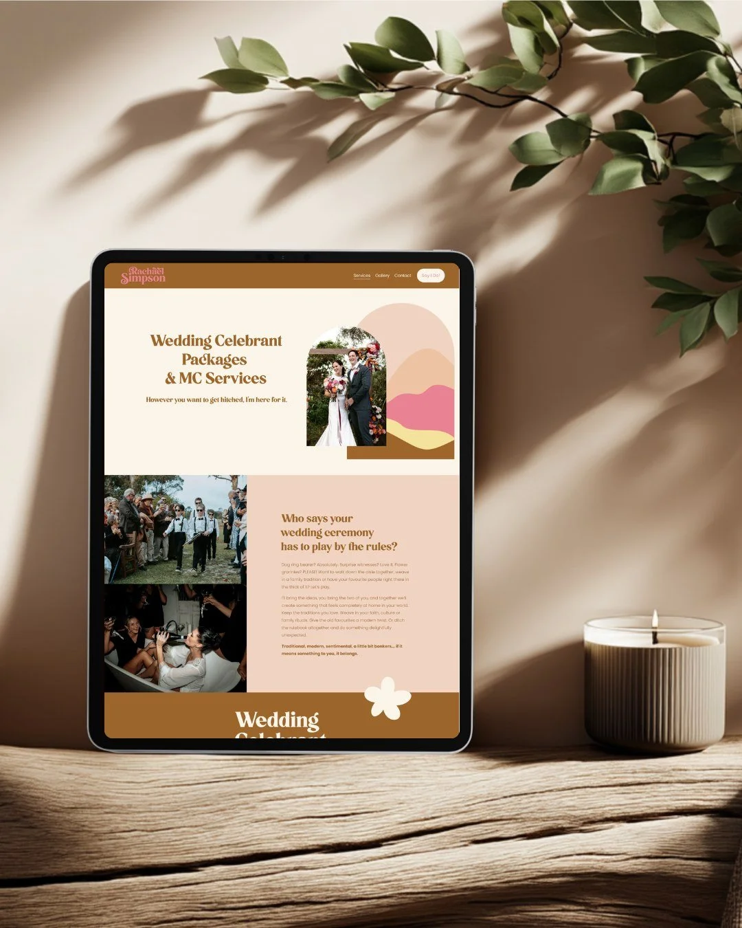 Your website should have a personality ✨💓

Preferably yours 😉

Rachael&rsquo;s new website is colourful, playful, romantic and a little bit cheeky... because Rachael is all of those things.

But underneath the pink, the arches, the gorgeous images 