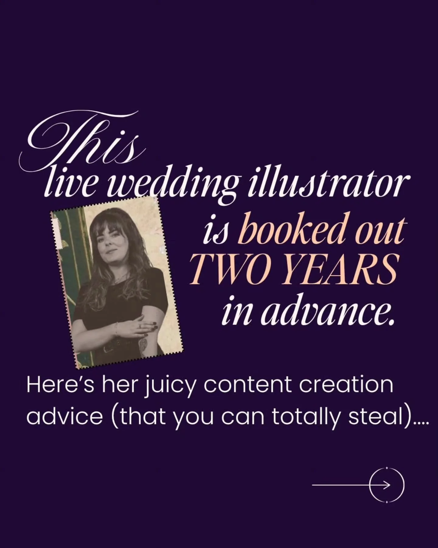 Last week I popped into the DMs of Kirsty from @forkeepsillustrations after our worlds crossed again 🩷💚 

We&rsquo;d worked a wedding together years ago (Kirsty as a live illustrator, me coordinating for the catering team). These days she&rsquo;s a