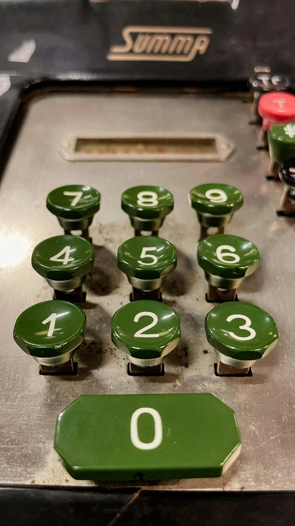 A vintage calculator