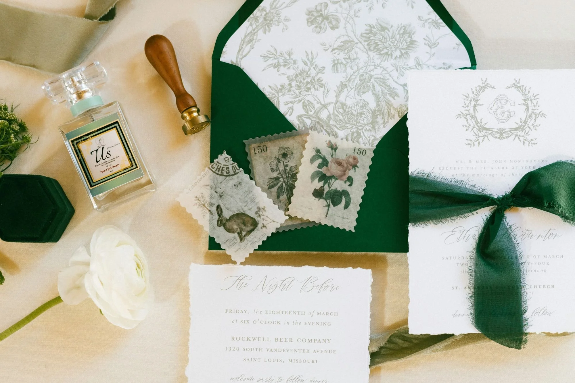 A beautifully written wedding invitation