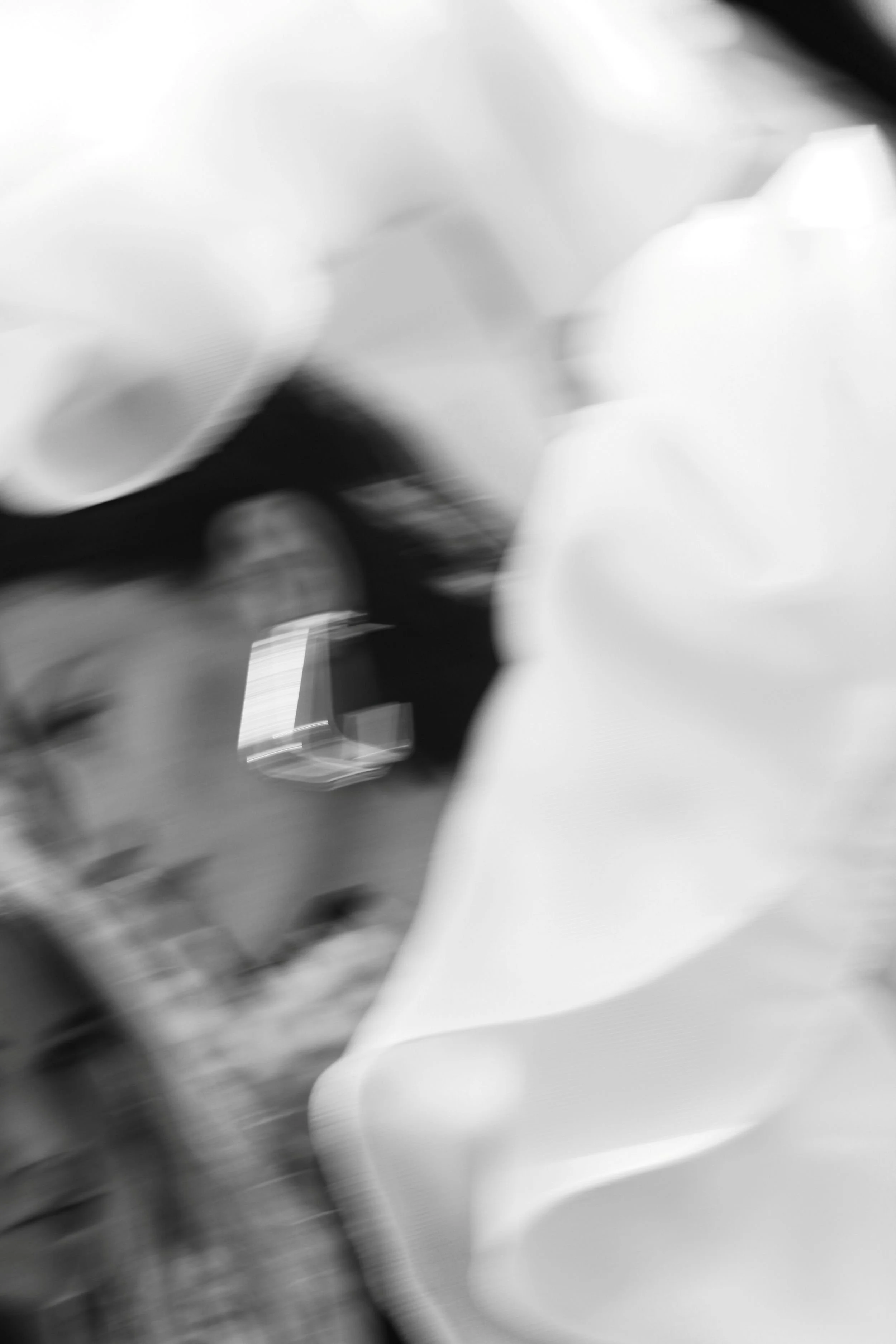 Blurry image of a bride