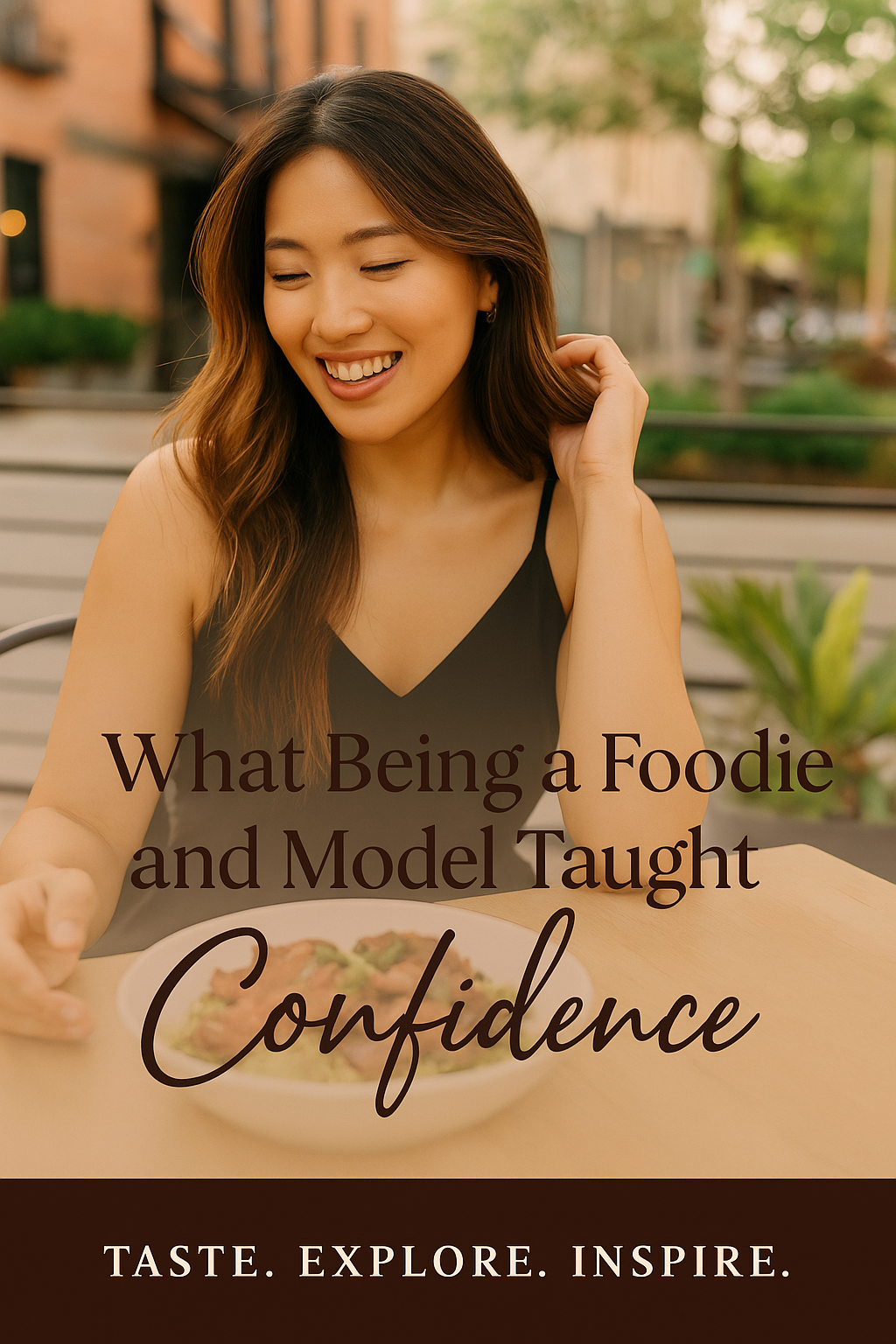 What Being a Foodie and Model Taught Me About Confidence