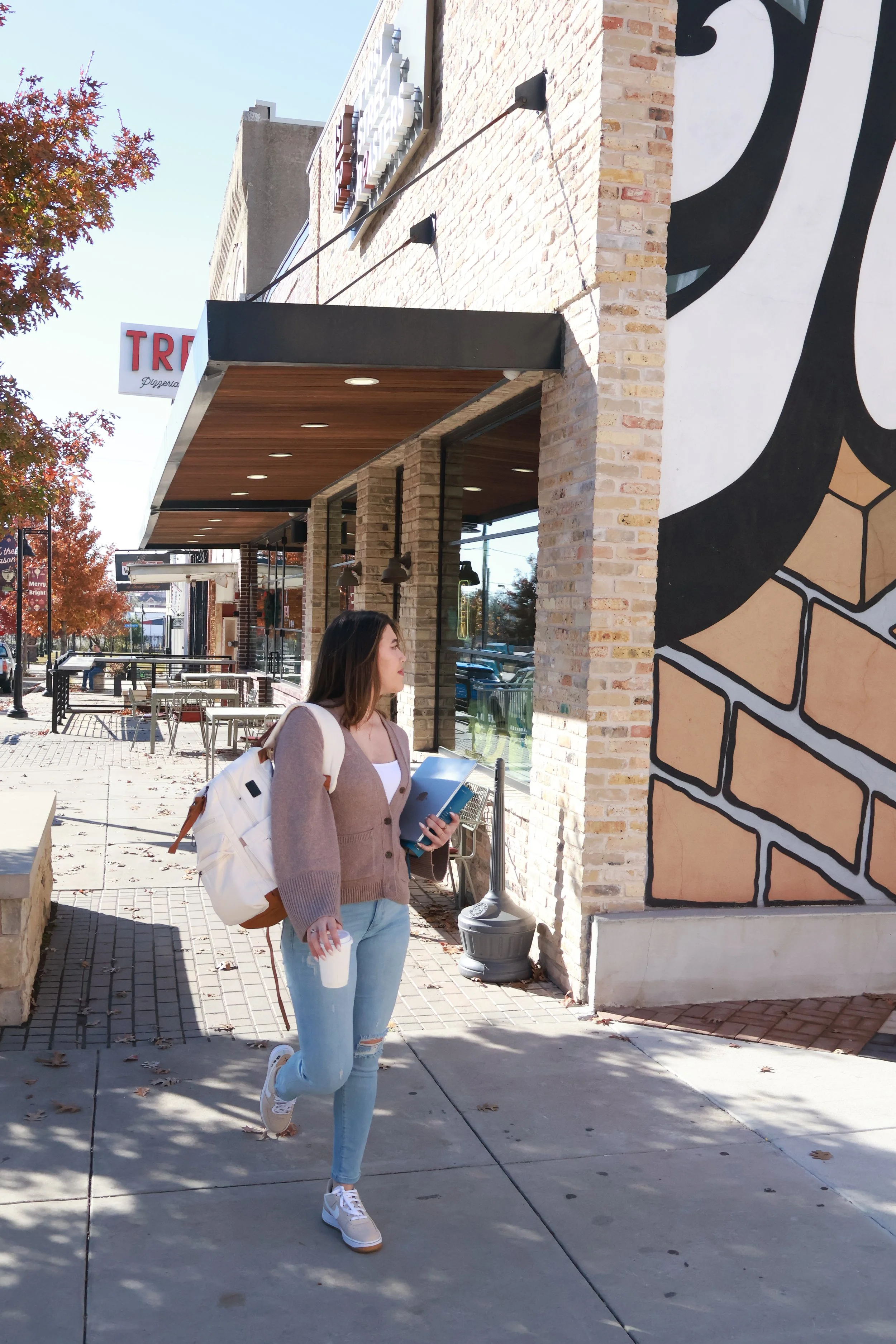Photoshoot at First Street Roasters in downtown Temple captured by Serria of Echo Vision.