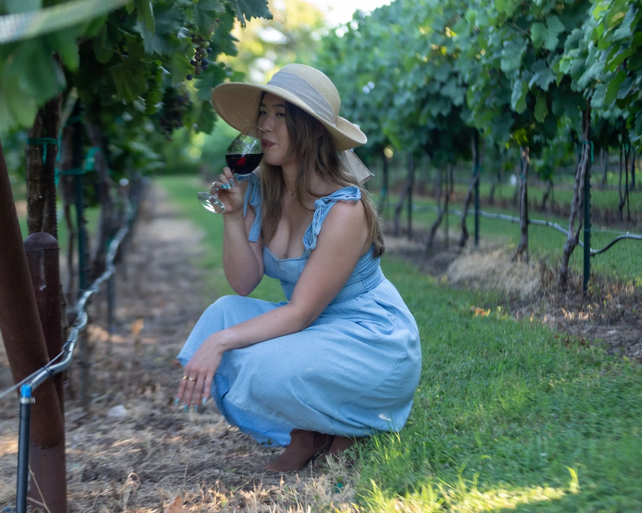 Texas Vineyard Photoshoot at BeeMaRosa Winery | Behind the Scenes with S.P. Photography