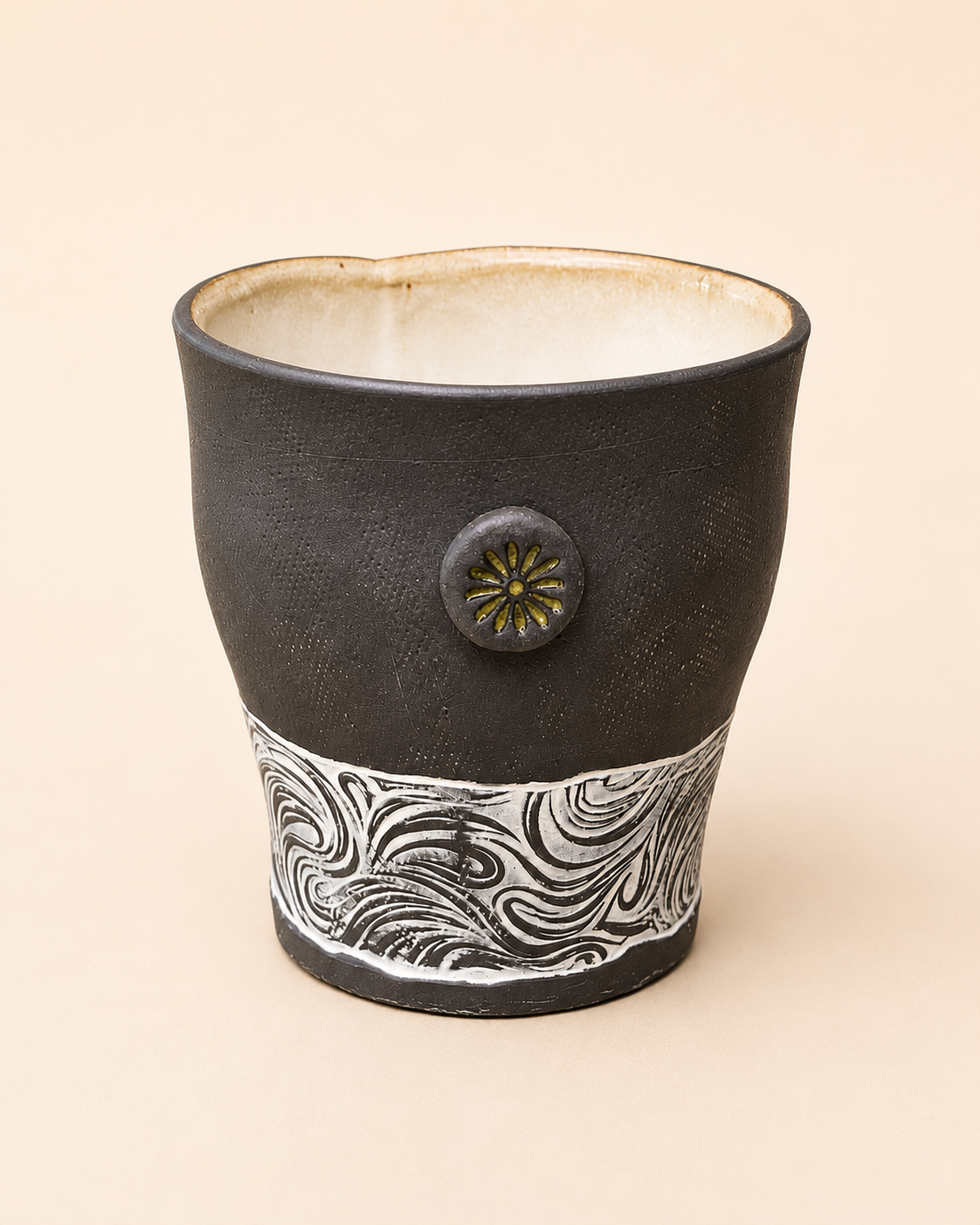 Cup- Chartreuse button