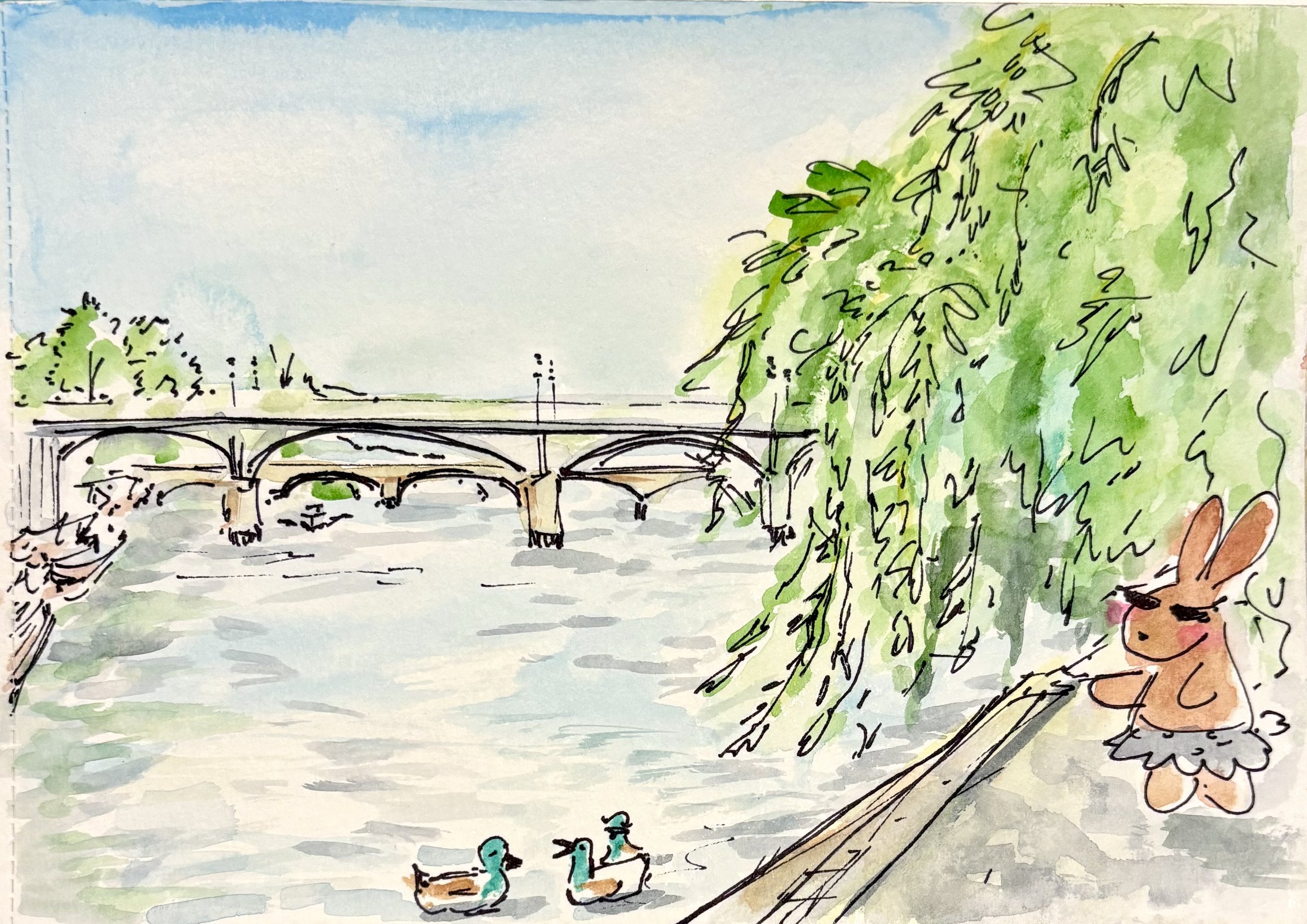 Park in the Seine