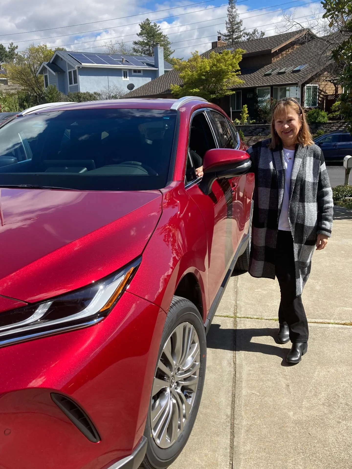 This Ruby Flare Pearl Toyota is more than a vehicle &mdash; it&rsquo;s a statement. With its radiant finish and head-turning presence, this color was carefully chosen to reflect our client&rsquo;s unique style and personality. For her, the perfect hu