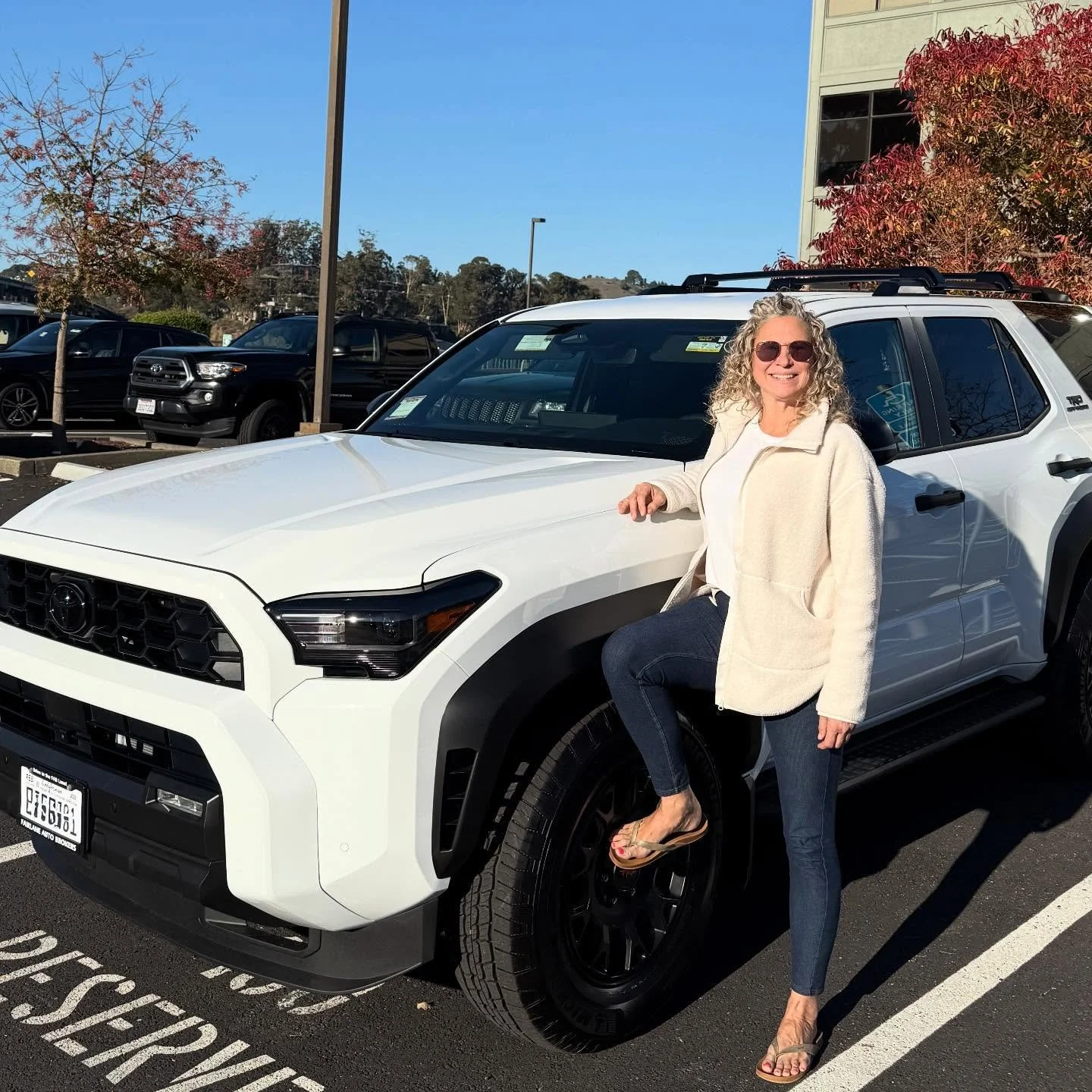 The all-new, completely redesigned Toyota 4Runner looks more rugged than ever. What began as a search for a Land Cruiser ended with the 4Runner&mdash;thanks to its iconic power-sliding rear window, perfect for the new puppies. Congratulations on an i