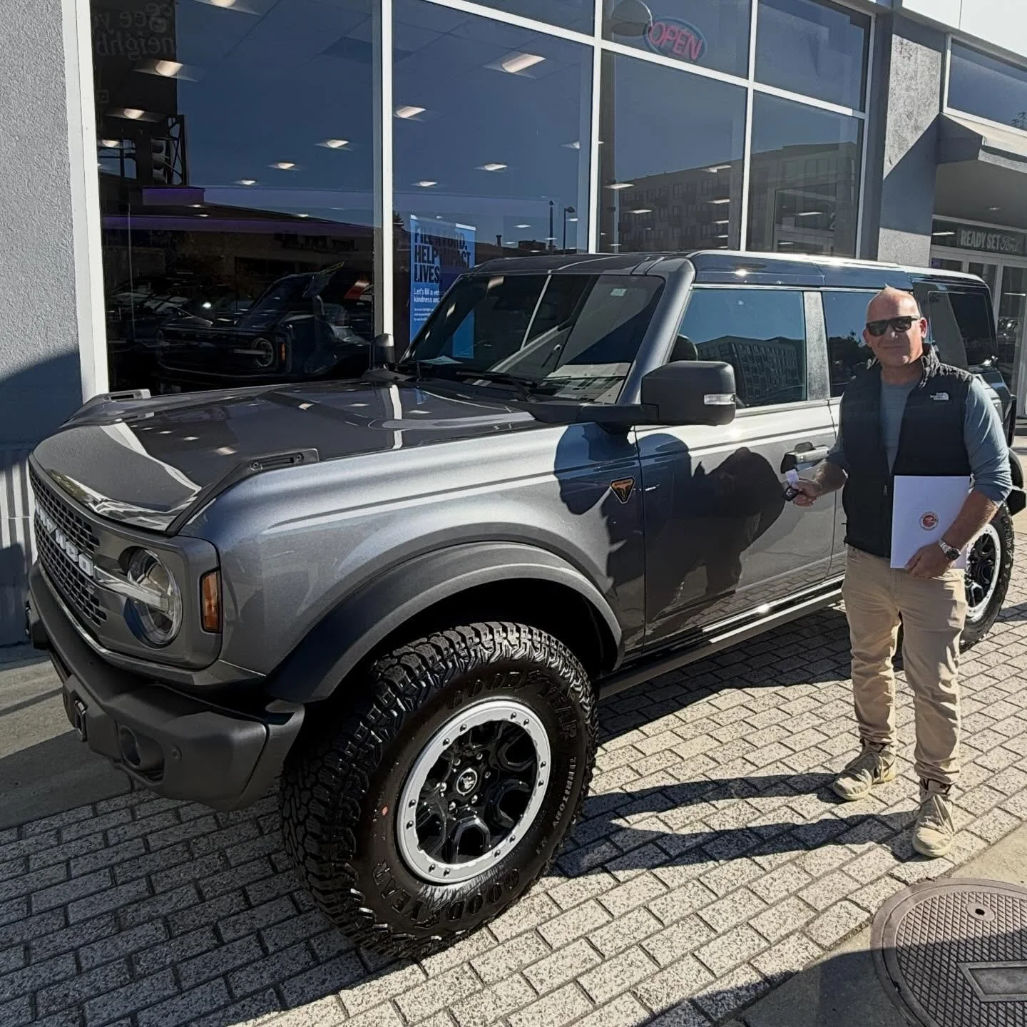 Judging by that smile, it looks like we nailed it with your Bronco Badlands. What started as a hunt for an Outer Banks shifted into high gear the moment the V6-powered Badlands with the Luxury Package hit the radar. And honestly&mdash;there&rsquo;s n