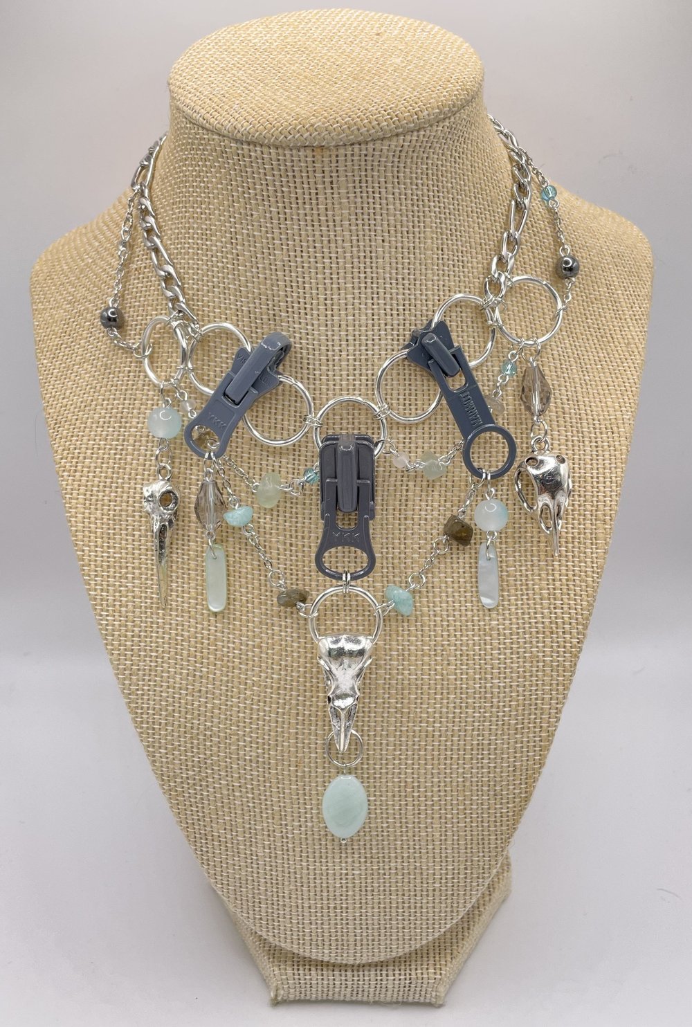 Bluebird Zipper Necklace — Studio MM