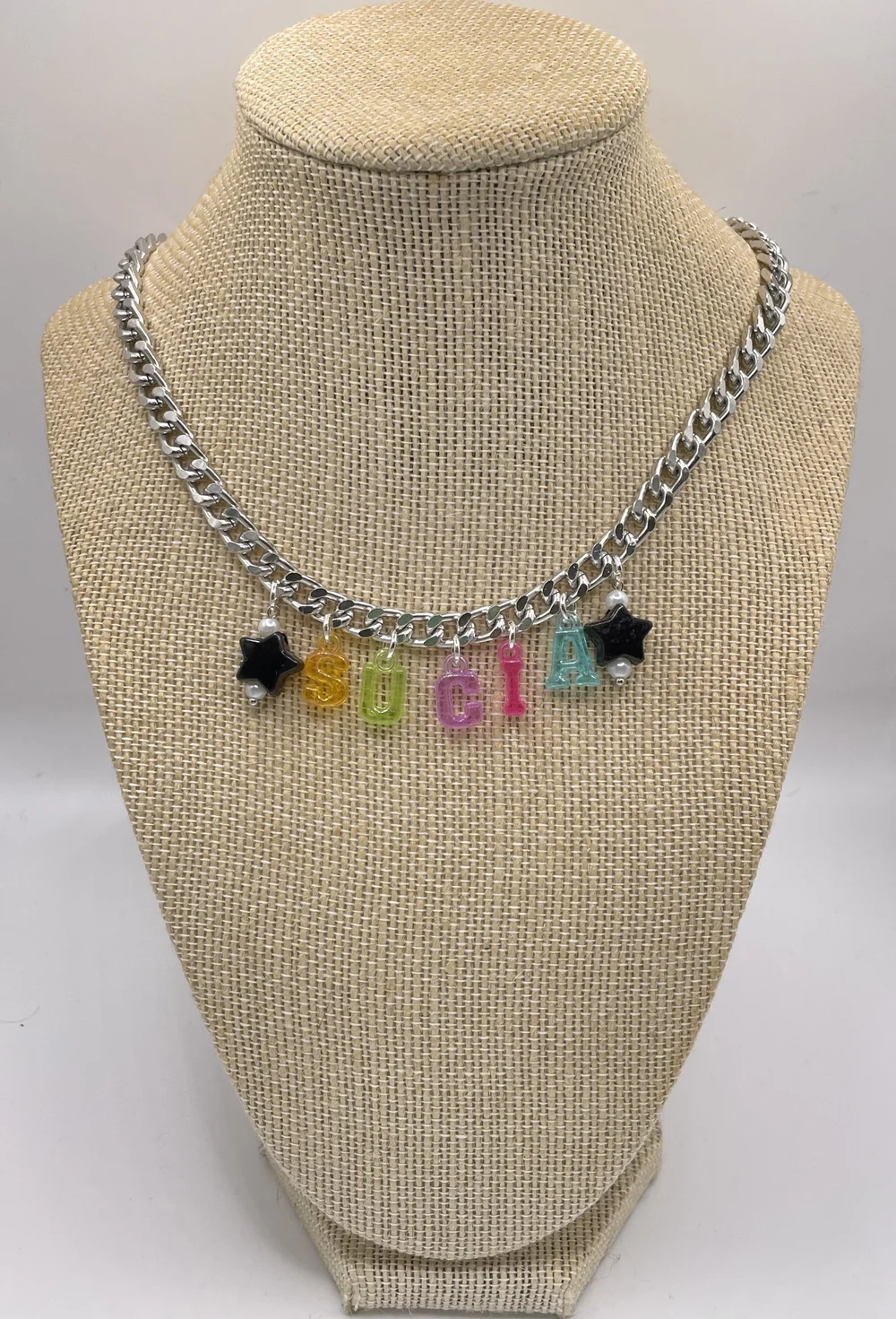 ●VVV● Pastel Star Mix Bead Necklace 24SSNK099MXF Pastel Star Mix Beads Necklace - VVV | 60% - Asian Fashion