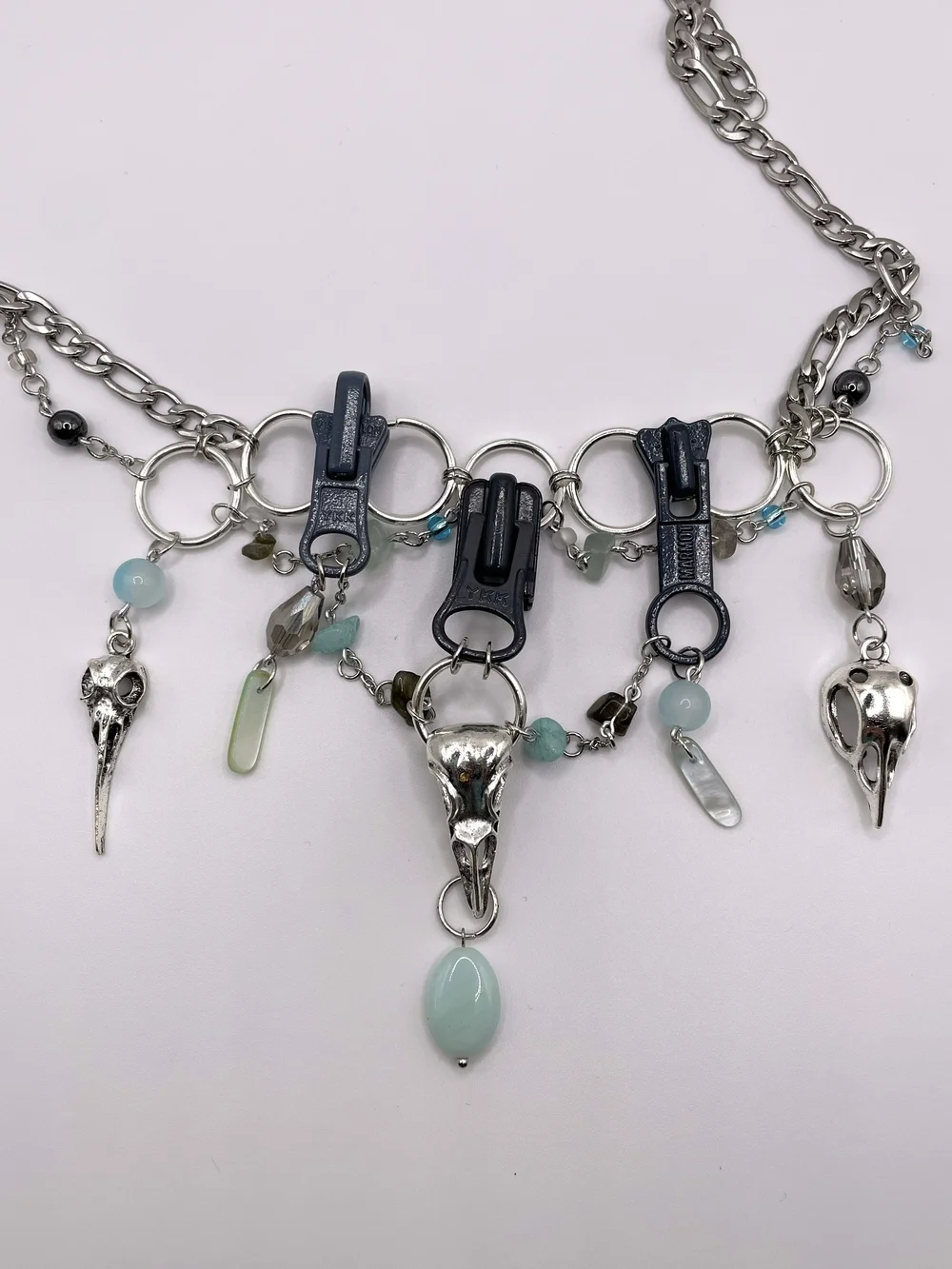 Bluebird Zipper Necklace — Studio MM