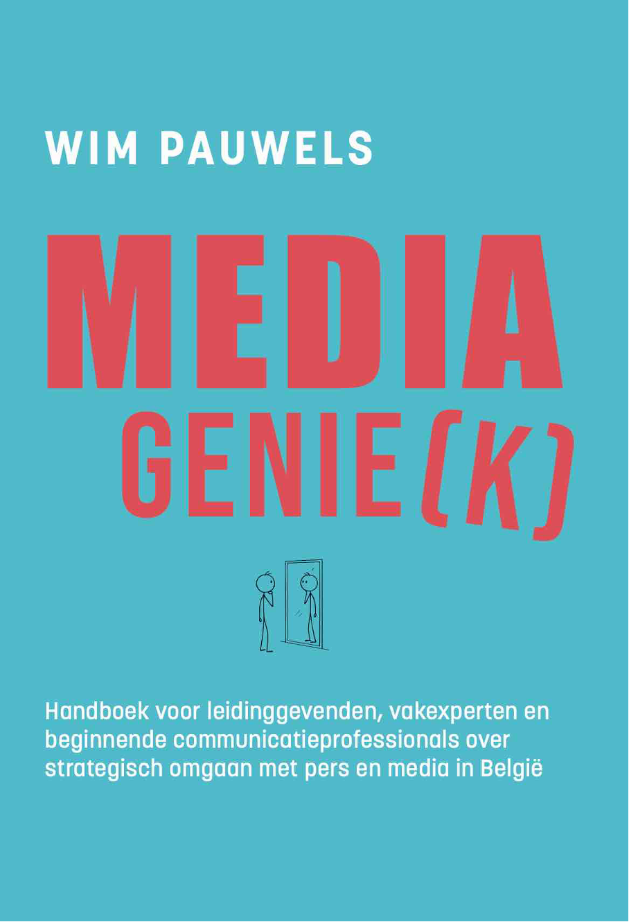 Book cover titled "Mediagenie(k)" by Wim Pauwels