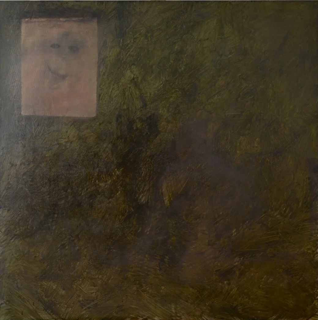 Painting ON7 120x120cms Enamel and Oil on wood 