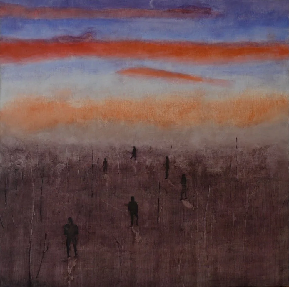 Painting ON14 120x120cms Oil on wood 