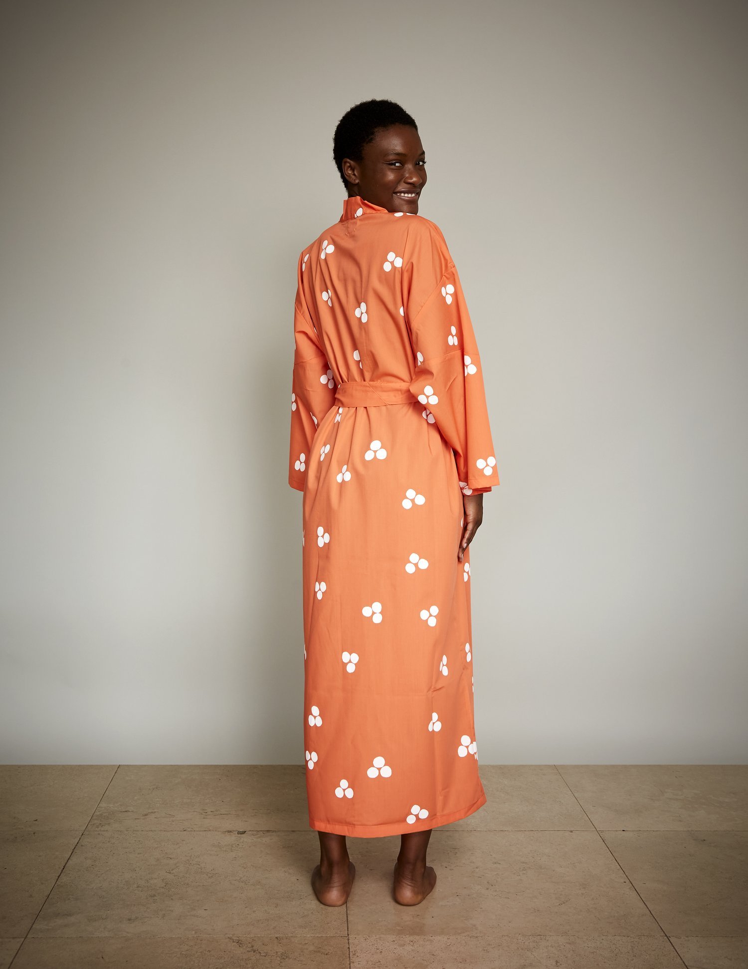 JOBO Woman robe Tangerine Dream Buy Comfortable Robes Cotton Bathrobe for Women