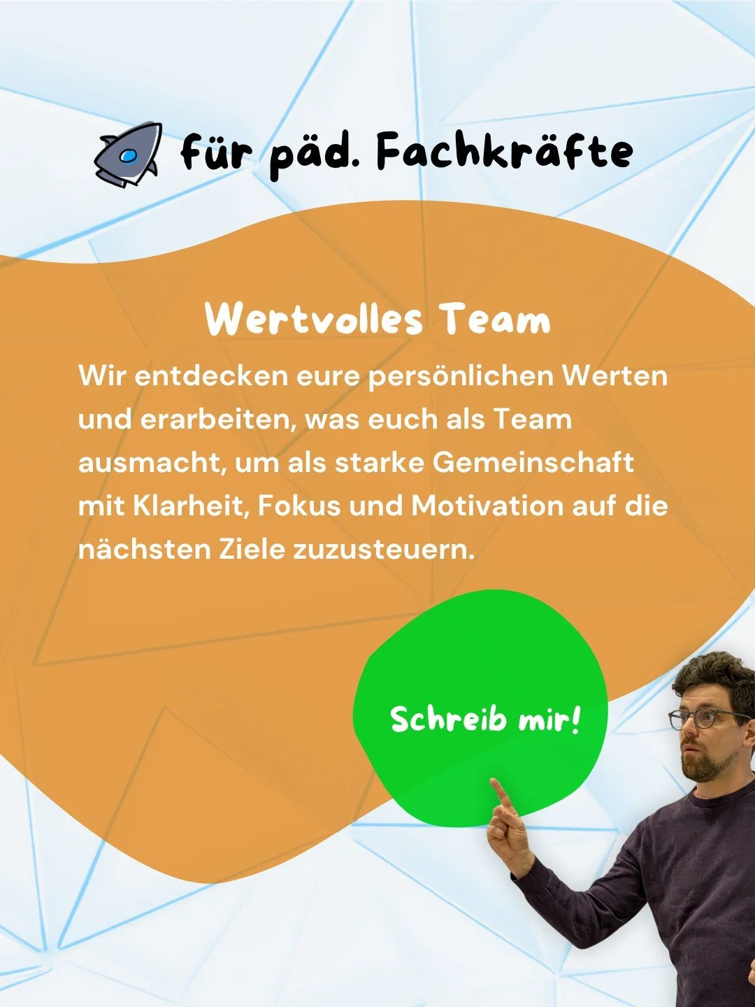 Teamfindung, eine gemeinsame Haltung und neue Motivation.