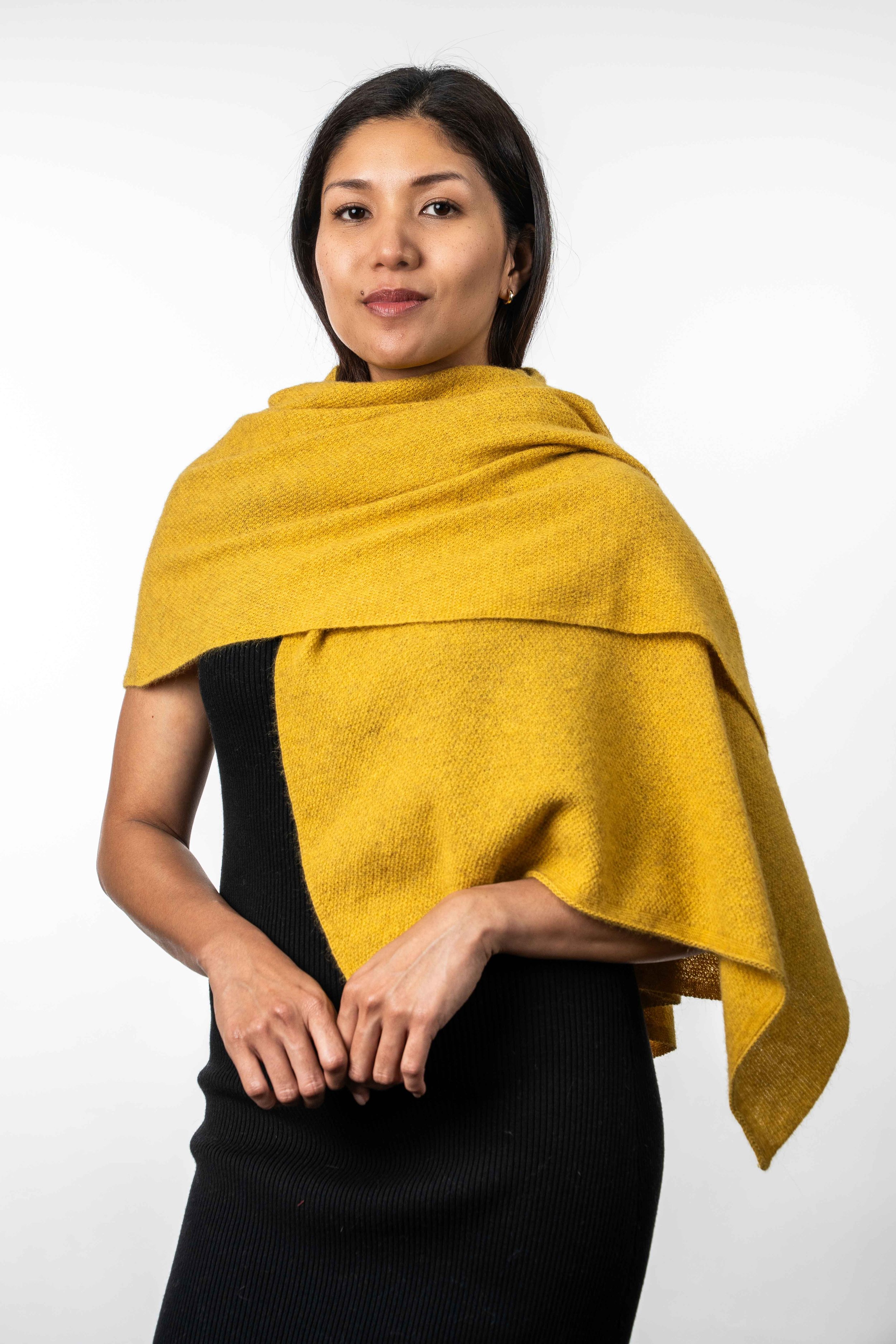 Moss Stitch Wrap