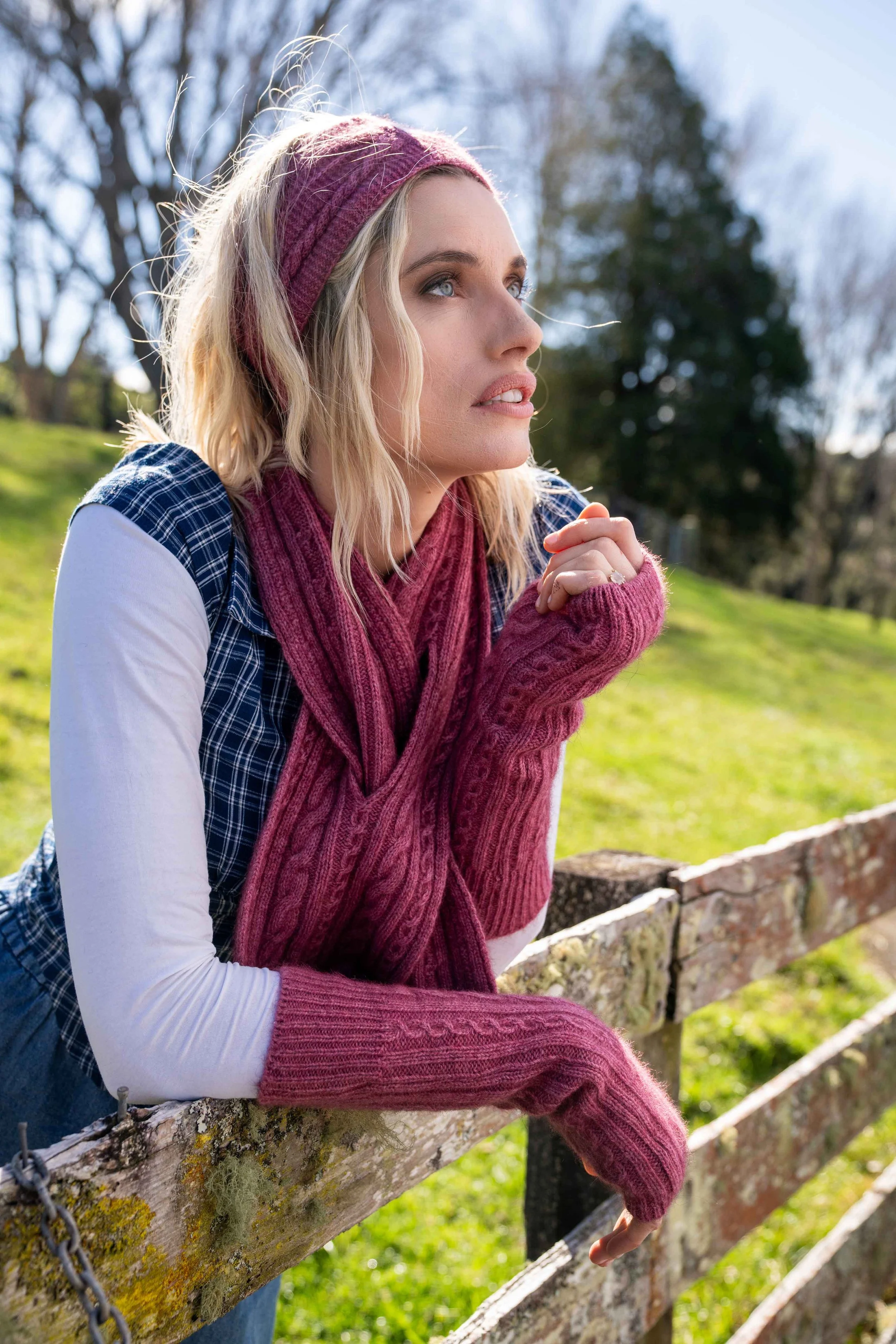 Cable Scarf
