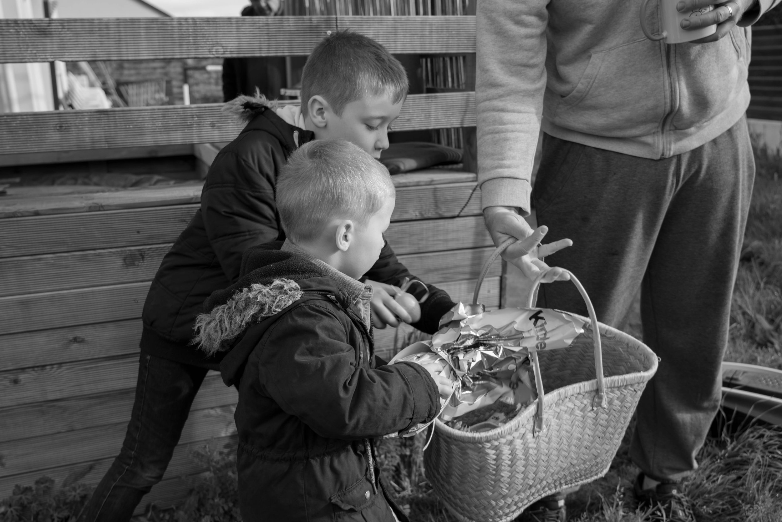 reportage à Pâques à domicile