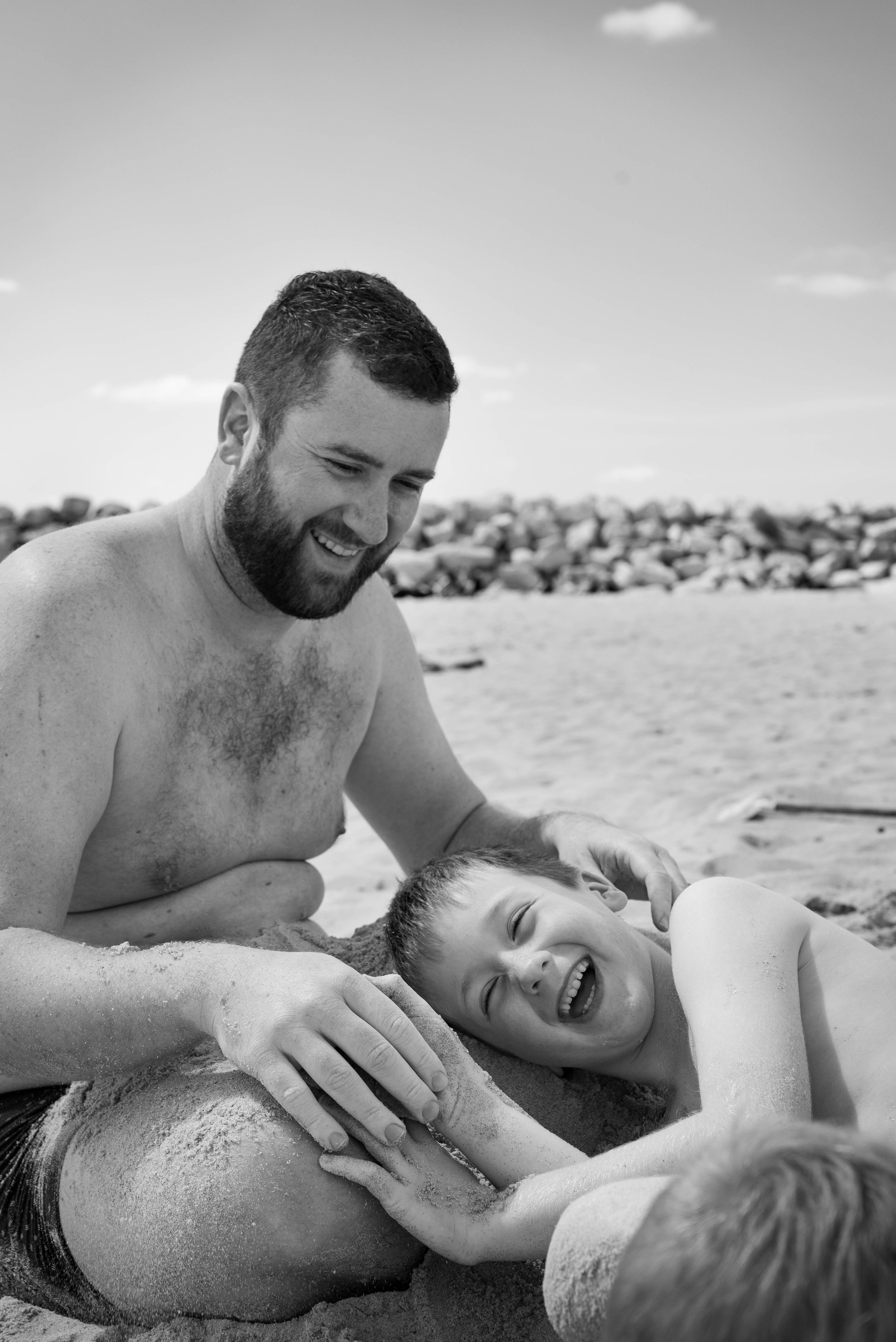 Reportage famille à la mer