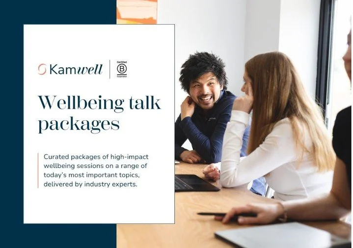 Planning wellbeing initiatives for the year ahead? 

One of our talk packages could be a good place to start💡 

🎙️Wellbeing Talk Packages
Our talks cover everything from energy, mindset and inclusion to parenting, purpose and mental health. They&rs