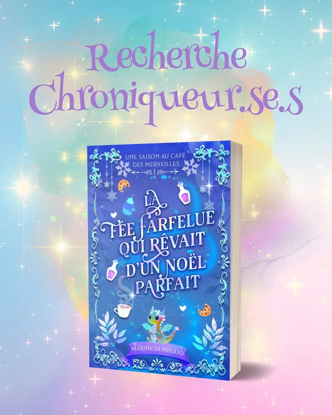 Pour la sortie La f&eacute;e farfelue j&rsquo;ai d&eacute;cid&eacute; de ne pas seulement contacter directement des chroniqueur.euse.s que j&rsquo;appr&eacute;cie pour leur proposer le lire le roman, mais de faire un post pour toustes ceux et celles 