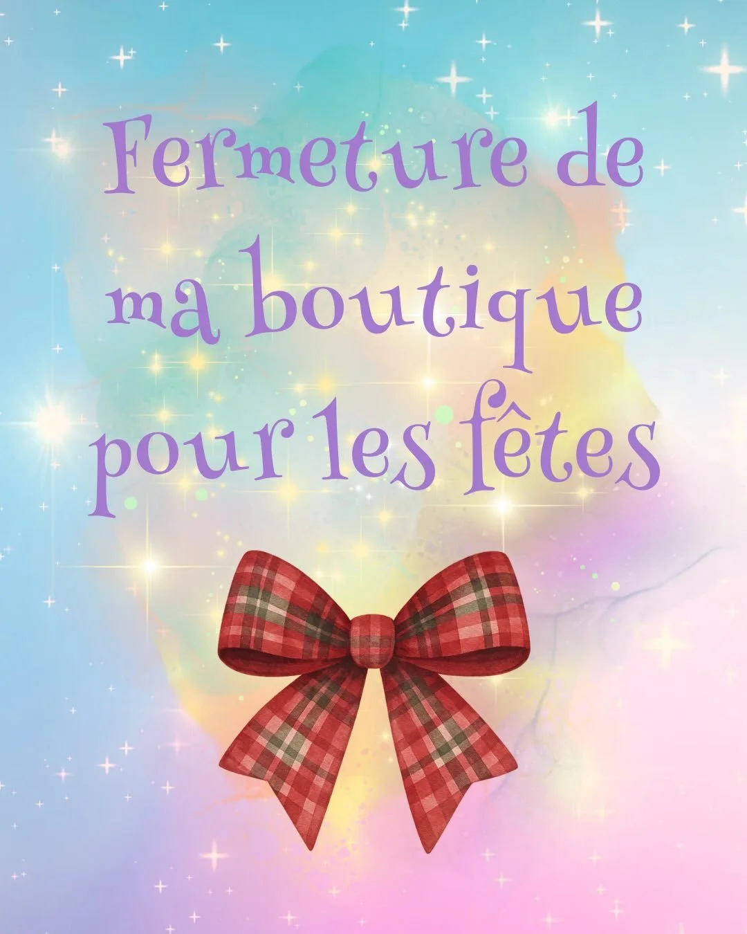 ✨Infos fermeture de la boutique de mon site internet durant les f&ecirc;tes✨
Il ne sera pas possible d&rsquo;y commander mes romans du 20 d&eacute;cembre 2025 au 03 janvier 2026 car je serais en vacances 😊 Mais, ils resteront bien entendu disponible