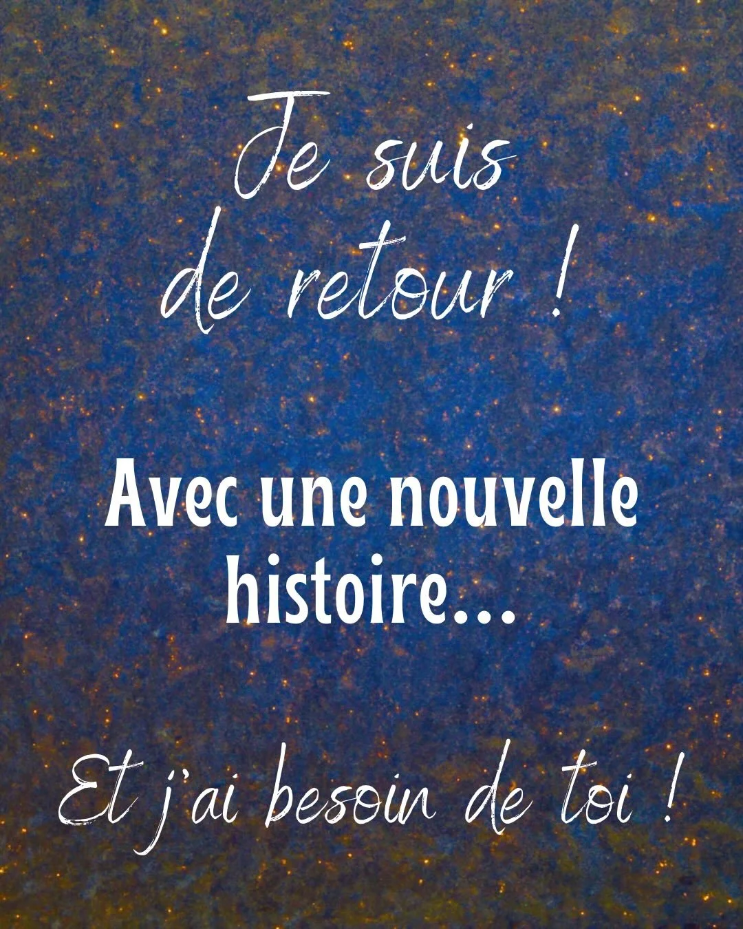 Ceci n&rsquo;est PAS un poisson d&rsquo;avril ! 🤪 Je suis vraiment de retour ! Pour vous jouer un mauvais tour ! (Fallait que je la fasse c&rsquo;&eacute;tait plus fort que moi 😂) Non, avec une nouvelle histoire 💖 Tous les d&eacute;tails sont dans