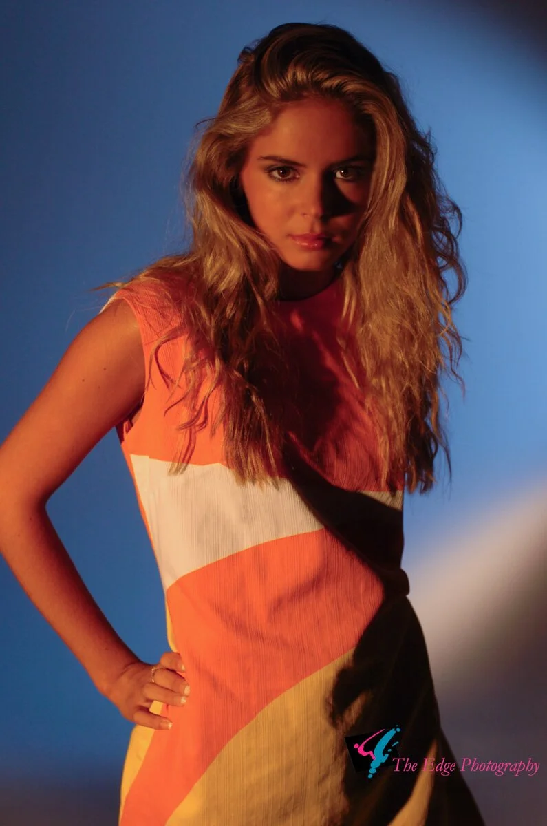 Colorful Fashion Model 70's period piece