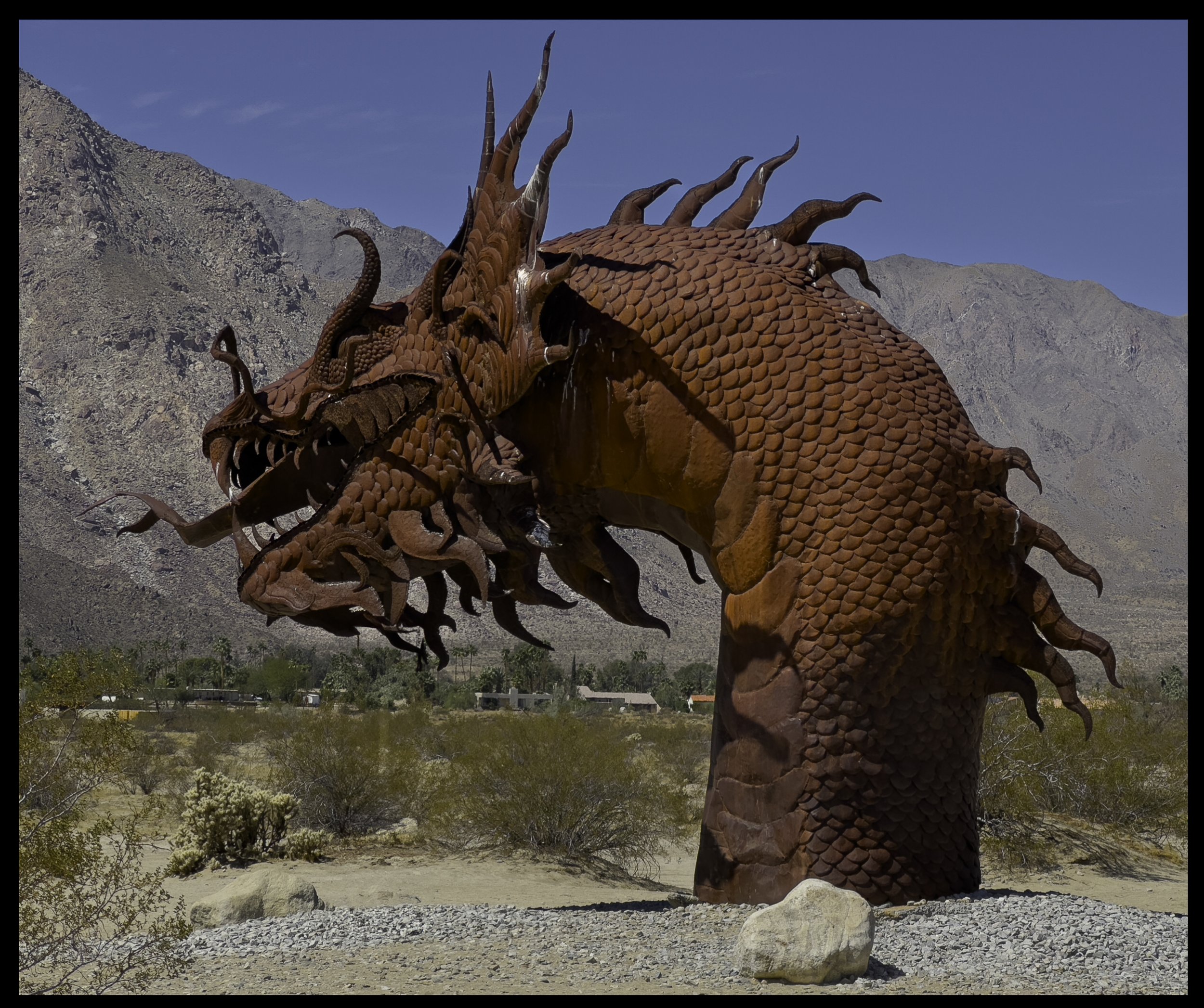Serpent Head, Iron Sculpture