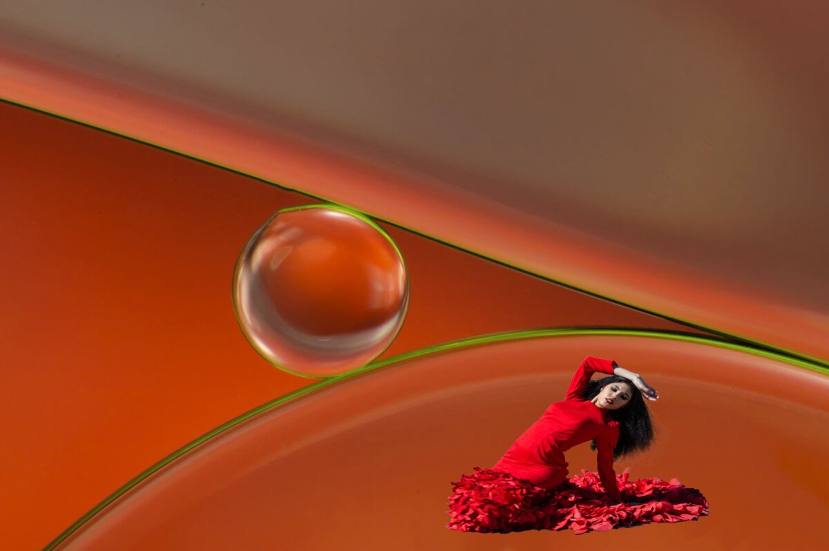 High fashion, and fantasy scene