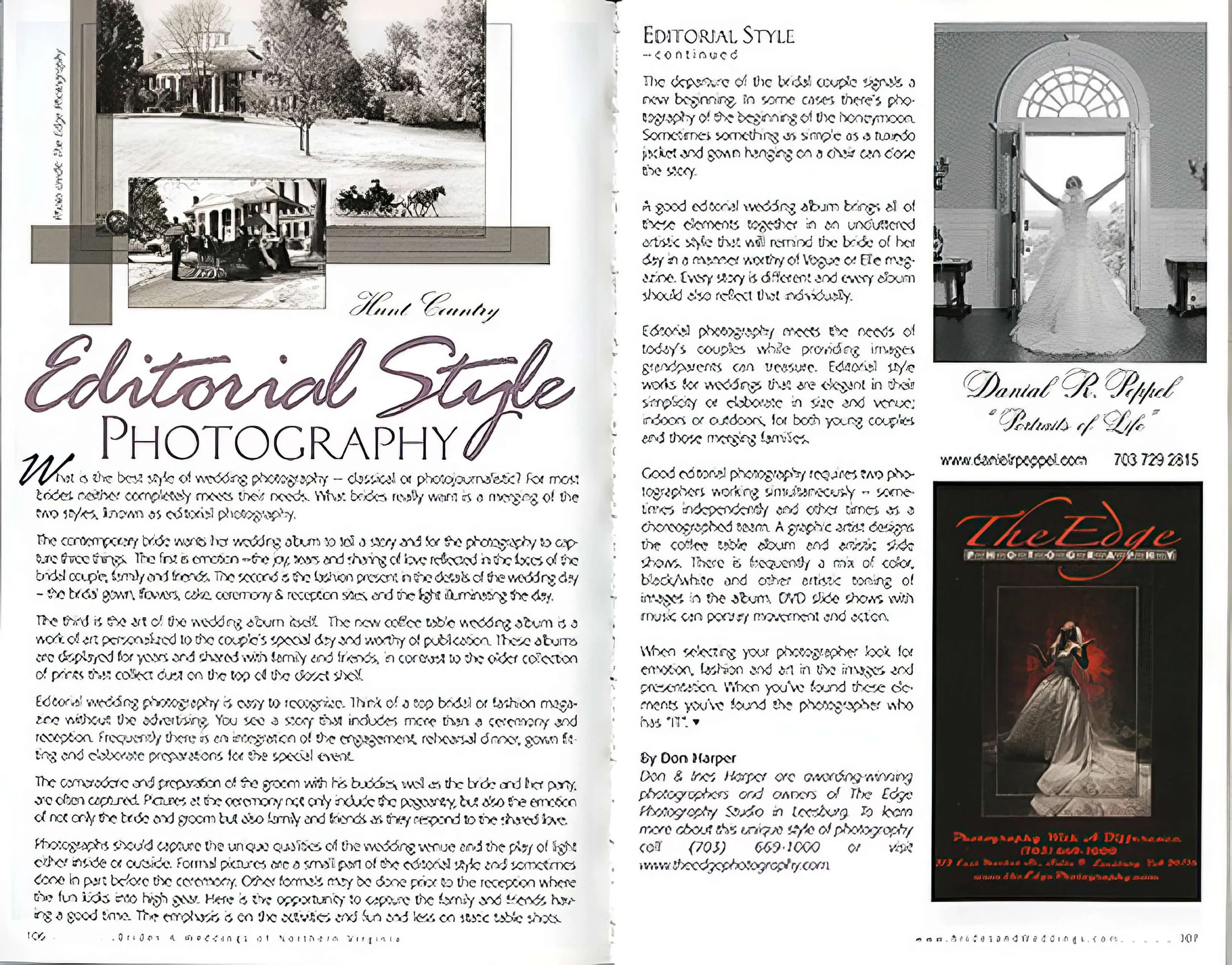 Editorial Style Wedding Photography