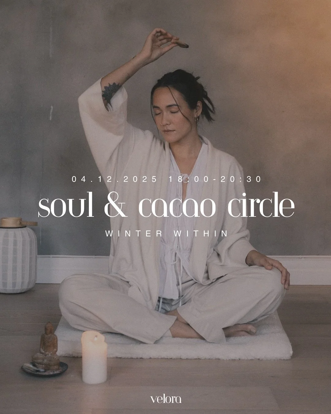 Soul &amp; Cacao Circle: Winter Within❄️

At the 4th of December we gather in one last circle before the Christmas rush kicks in. 

In the darkest, coldest season, we&rsquo;ll find our inner warmth again through different practices. This cacao circle